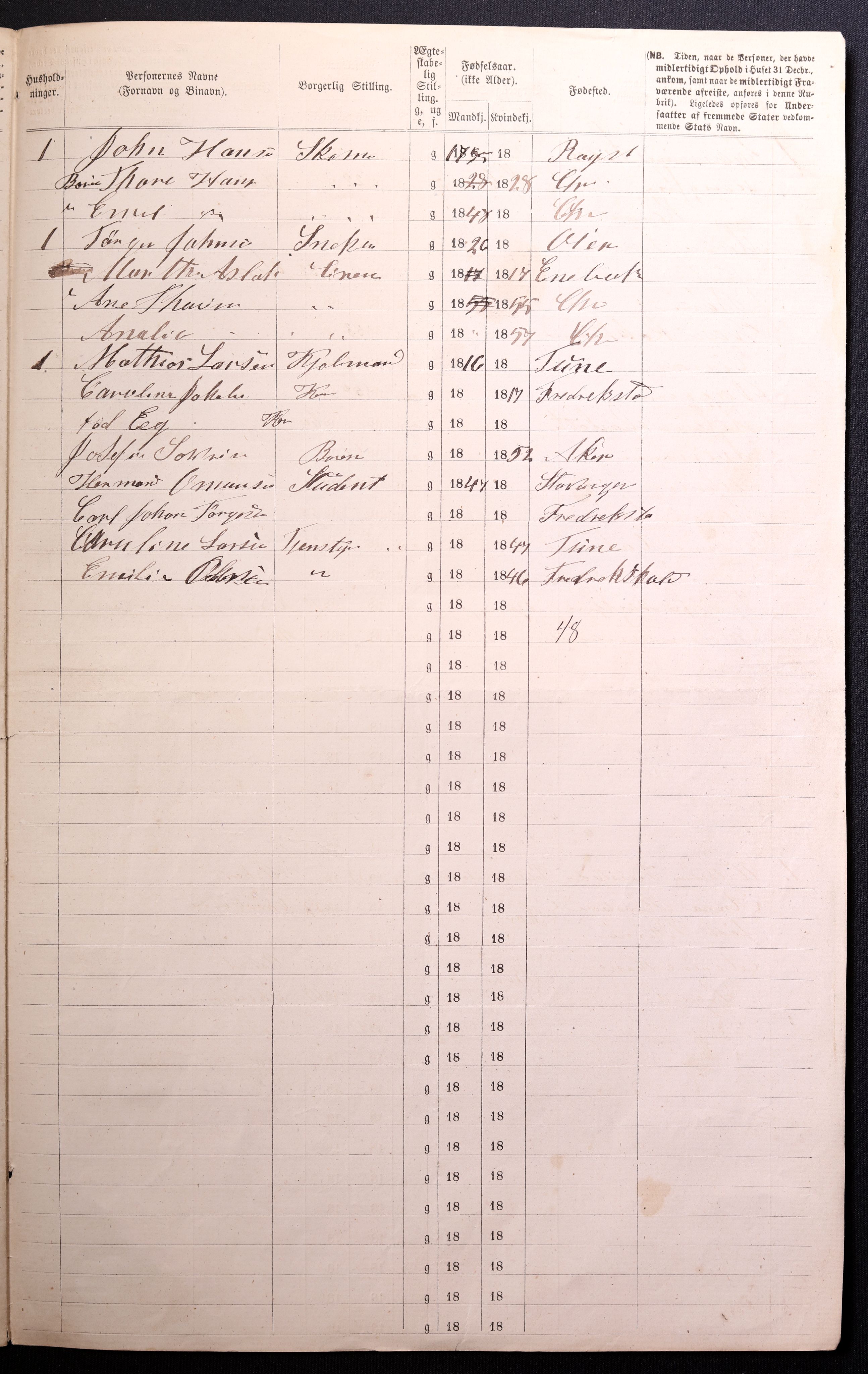 RA, 1870 census for 0301 Kristiania, 1870, p. 4066