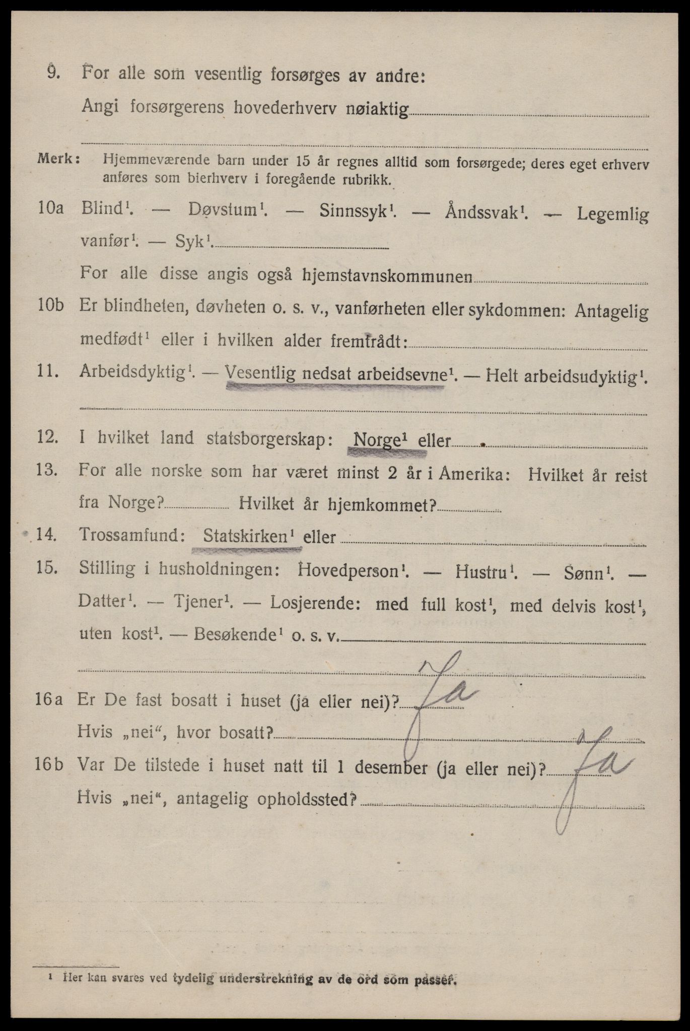 SAKO, 1920 census for Hjartdal, 1920, p. 2191