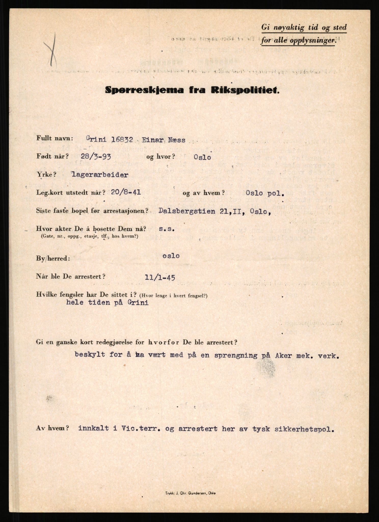 Rikspolitisjefen, AV/RA-S-1560/L/L0012: Mogensen, Øivind - Noraas, Lars, 1940-1945, p. 424