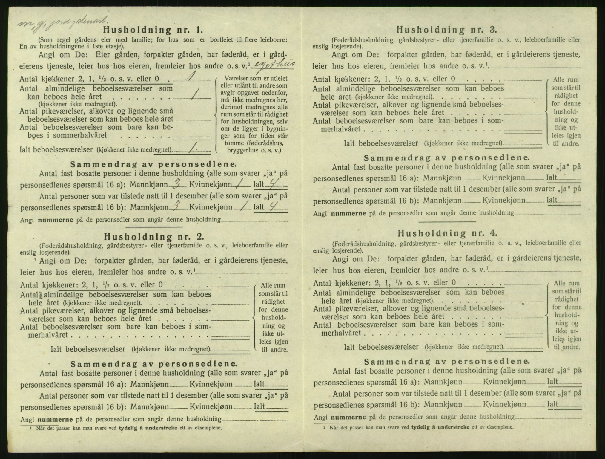 SAT, 1920 census for Aukra, 1920, p. 1002