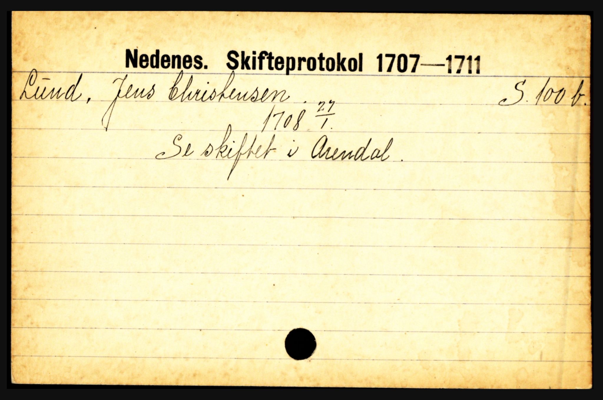 Nedenes sorenskriveri før 1824, AV/SAK-1221-0007/H, p. 18273