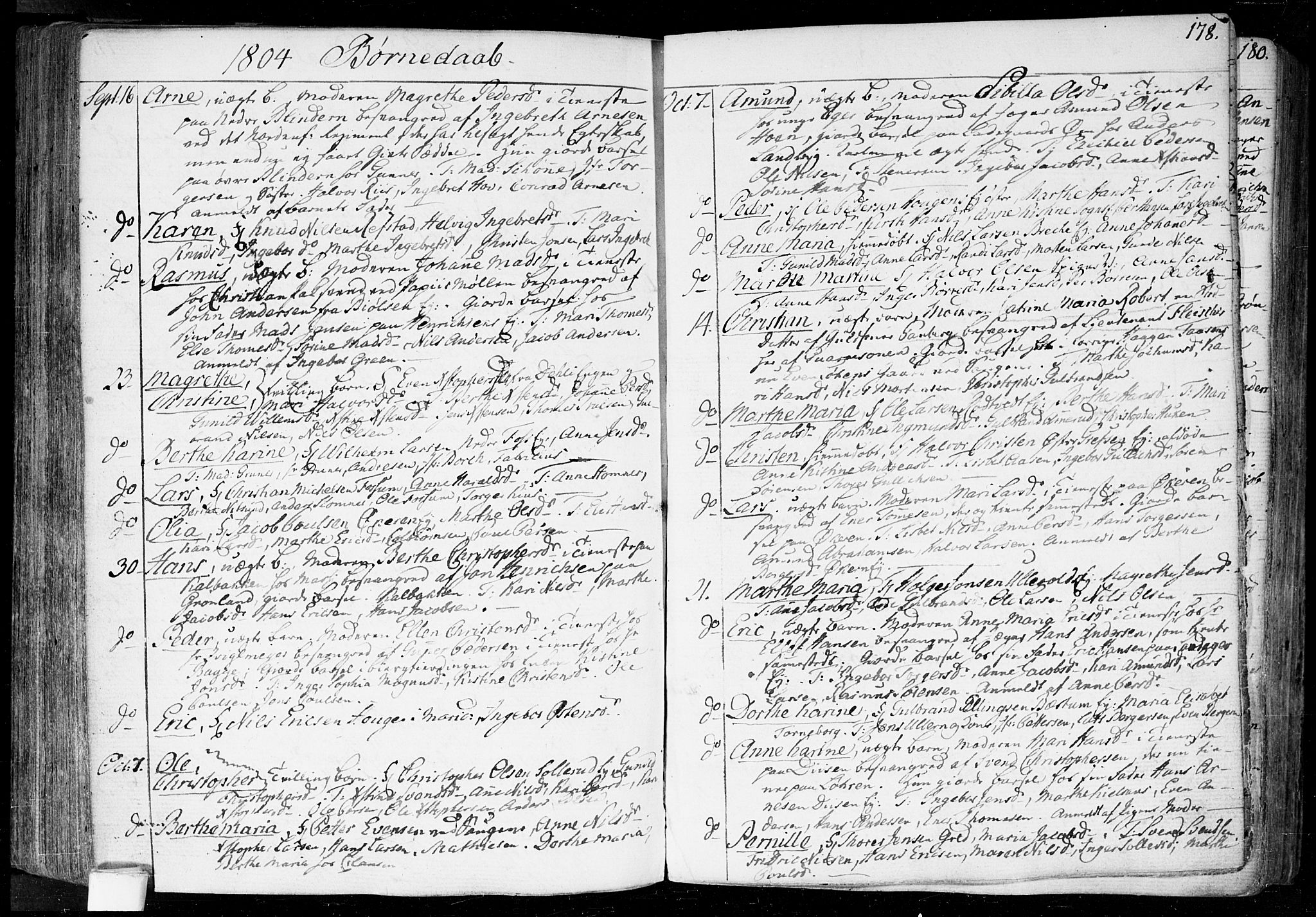 Aker prestekontor kirkebøker, SAO/A-10861/F/L0010: Parish register (official) no. 10, 1786-1809, p. 178