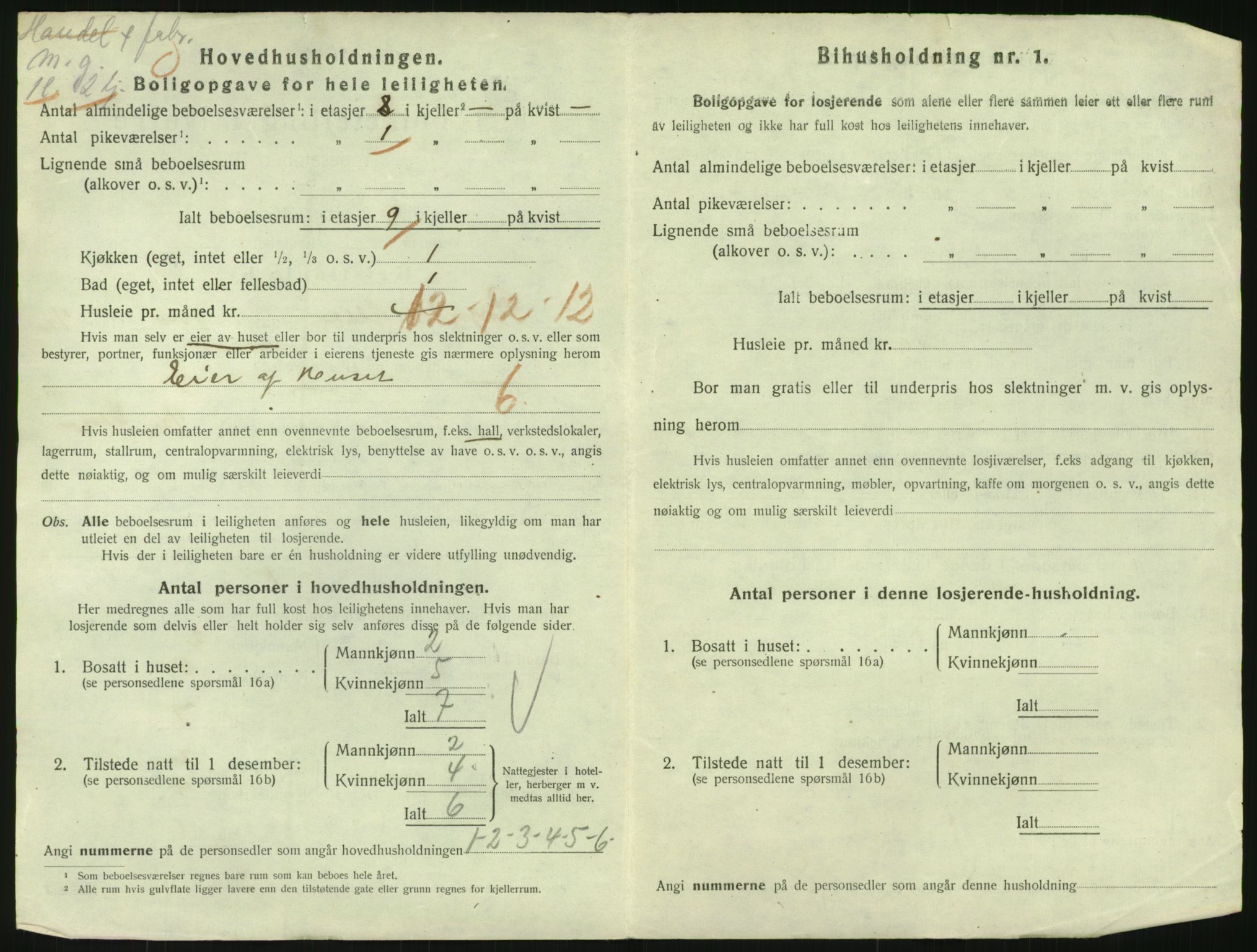 SAO, 1920 census for Kristiania, 1920, p. 11127