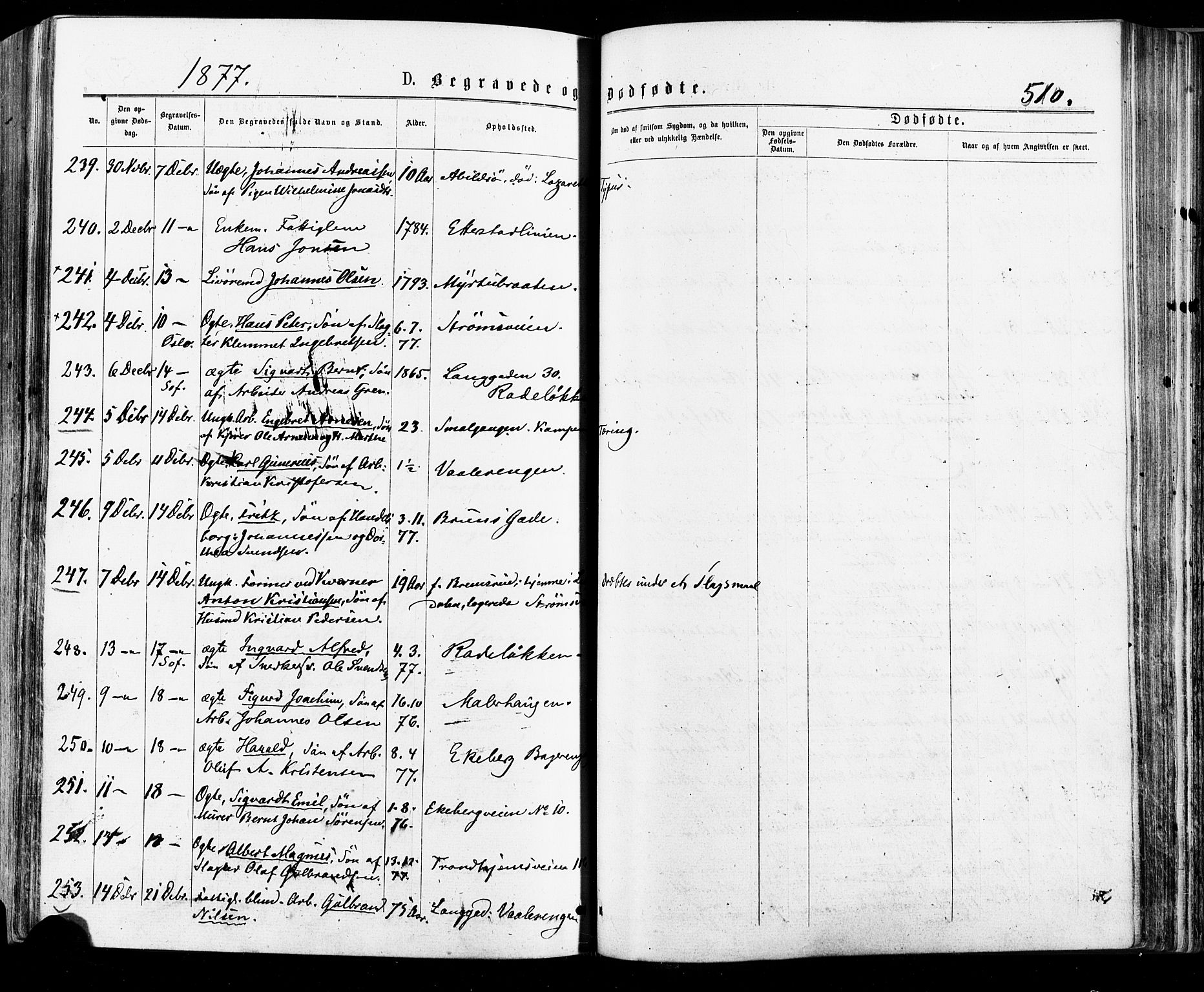 Østre Aker prestekontor Kirkebøker, SAO/A-10840/F/Fa/L0004: Parish register (official) no. I 4, 1876-1889, p. 510