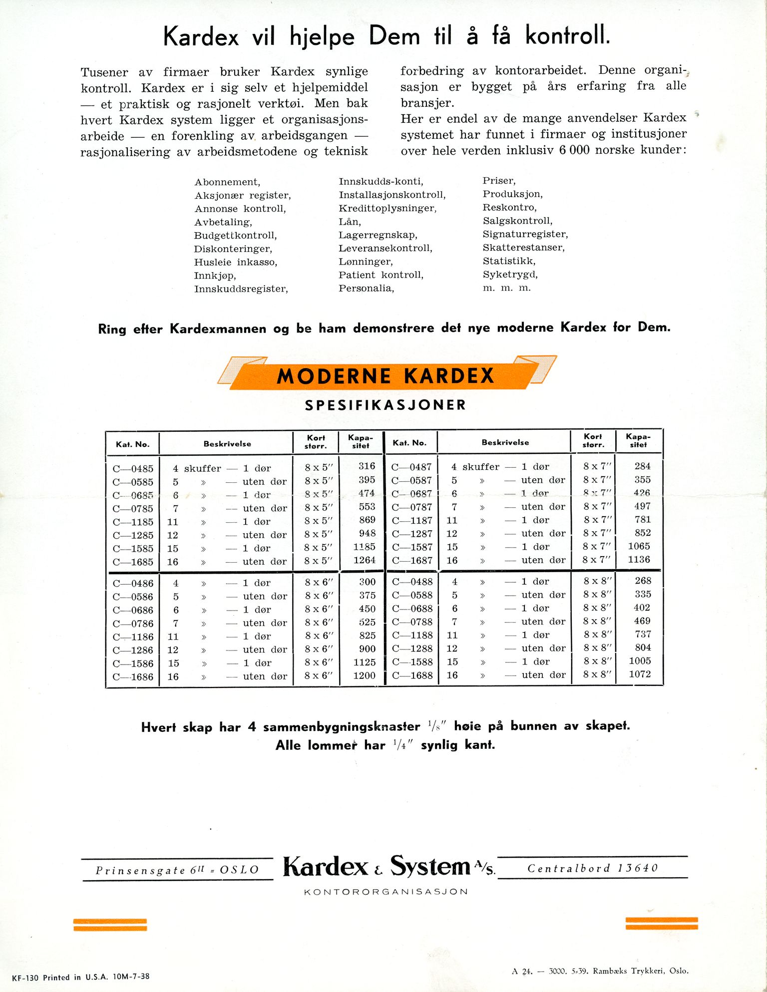 Vardø Fiskersamvirkelag, VAMU/A-0037/D/Da/L0004: Korrespondanse Ko-Ma, 1945-1950