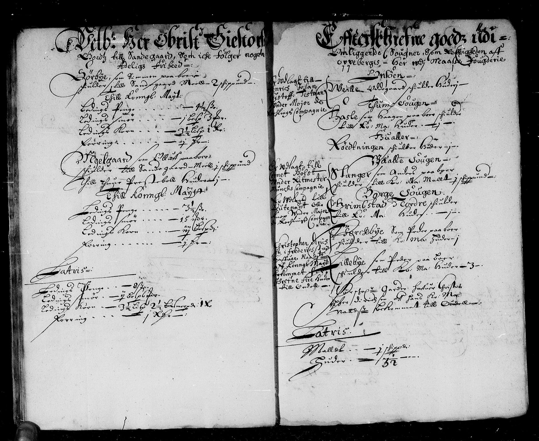 Rentekammeret inntil 1814, Reviderte regnskaper, Stiftamtstueregnskaper, Landkommissariatet på Akershus og Akershus stiftamt, AV/RA-EA-5869/R/Rb/L0039: Akershus stiftamt, 1666