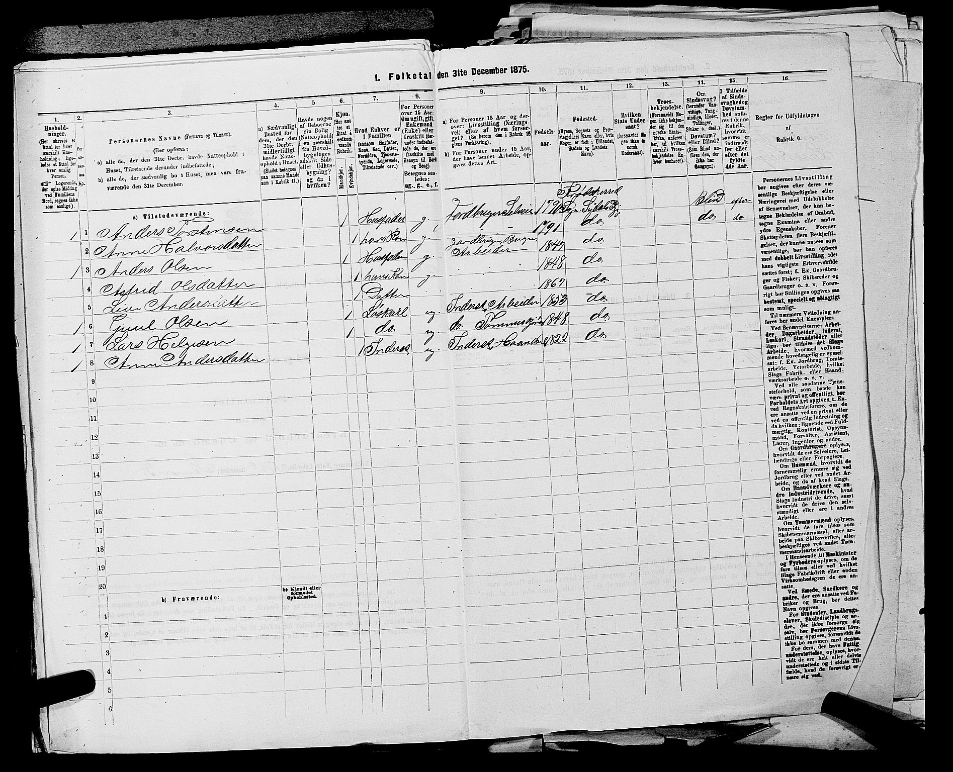 SAKO, 1875 census for 0621P Sigdal, 1875, p. 1337