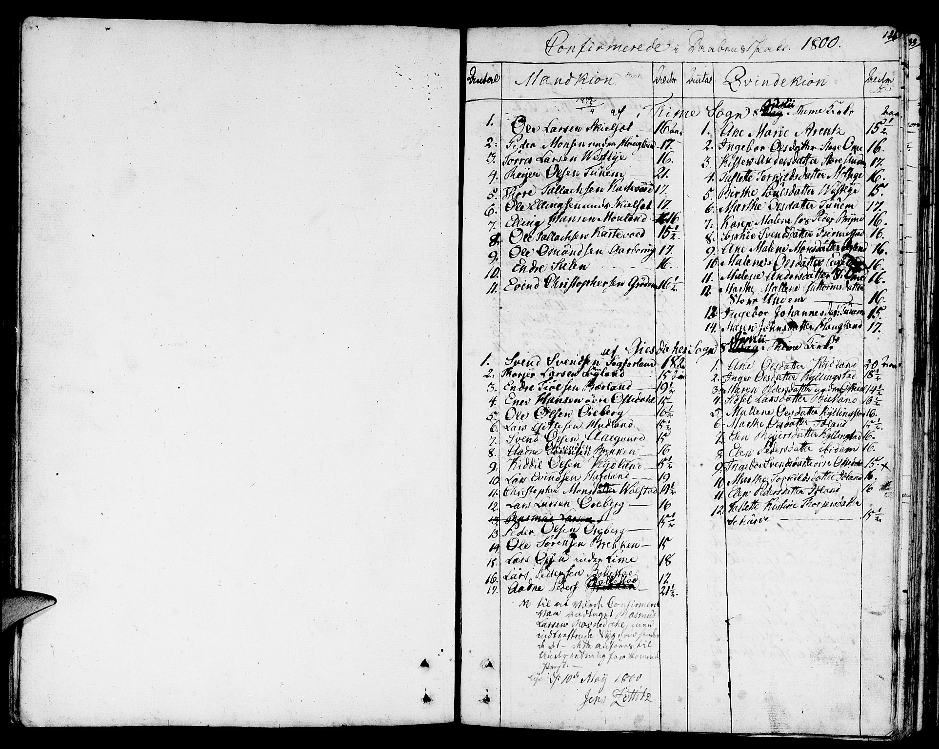 Lye sokneprestkontor, AV/SAST-A-101794/001/30BA/L0002: Parish register (official) no. A 2, 1799-1817, p. 126