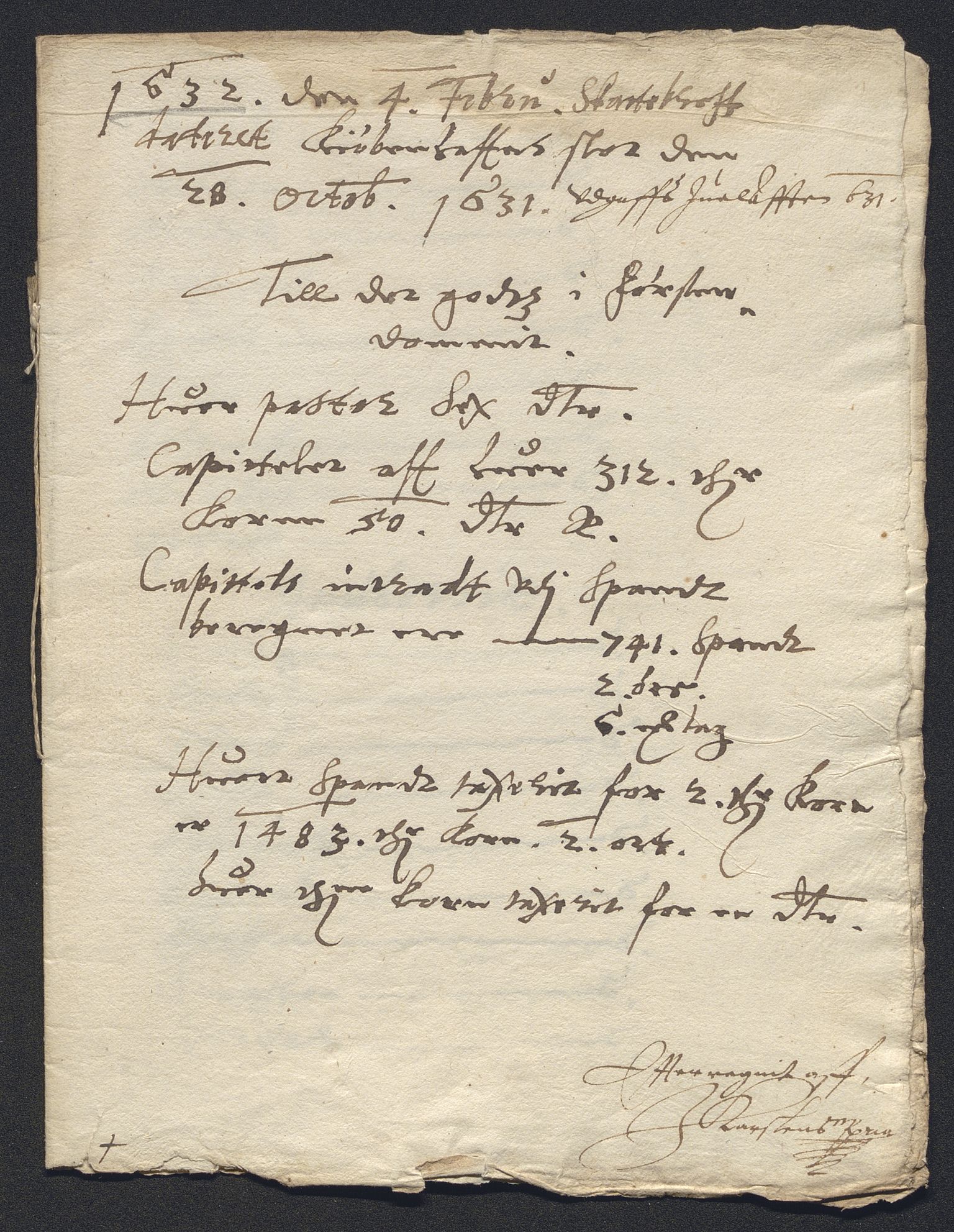 Rentekammeret inntil 1814, Reviderte regnskaper, Kirkeregnskap, RA/EA-4067/Rf/L0129: Kirkeregnskap, 1625-1684, p. 167