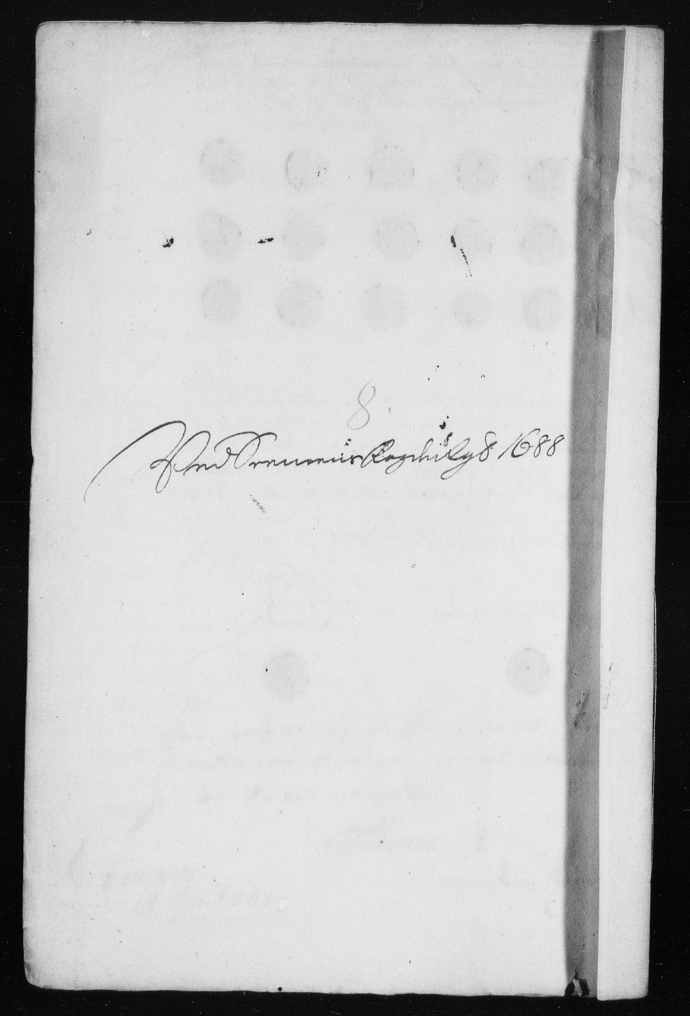 Rentekammeret inntil 1814, Reviderte regnskaper, Stiftamtstueregnskaper, Trondheim stiftamt og Nordland amt, AV/RA-EA-6044/R/Rh/L0012: Nordland amt, 1688