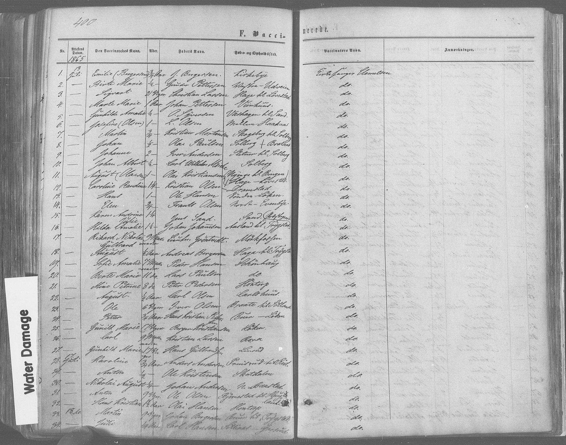 Trøgstad prestekontor Kirkebøker, SAO/A-10925/F/Fa/L0009: Parish register (official) no. I 9, 1865-1877, p. 400
