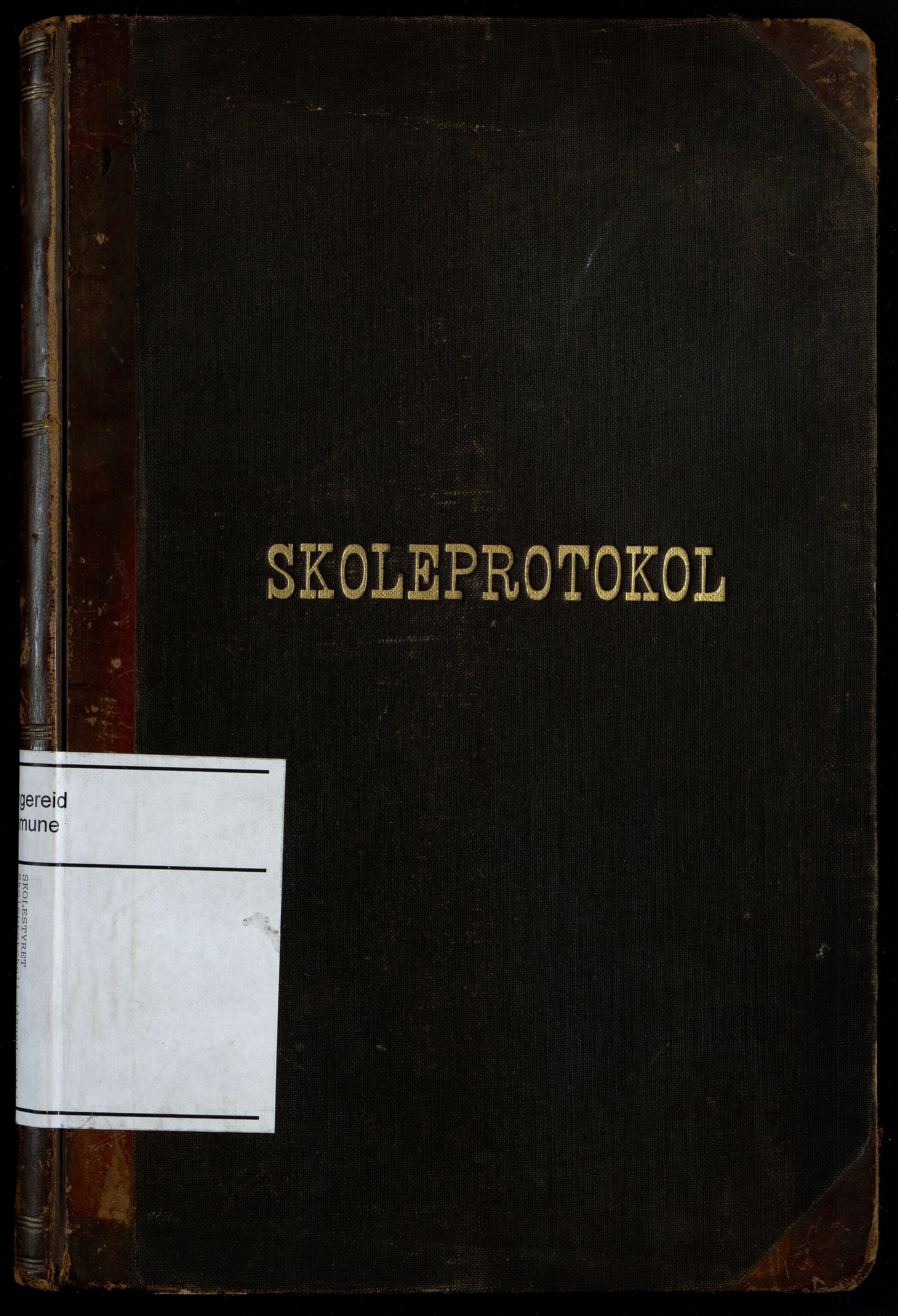 Spangereid kommune - Jåsund og Gitlevåg skole, ARKSOR/1030SP554/H/L0001: Skoleprotokoll, 1906-1920