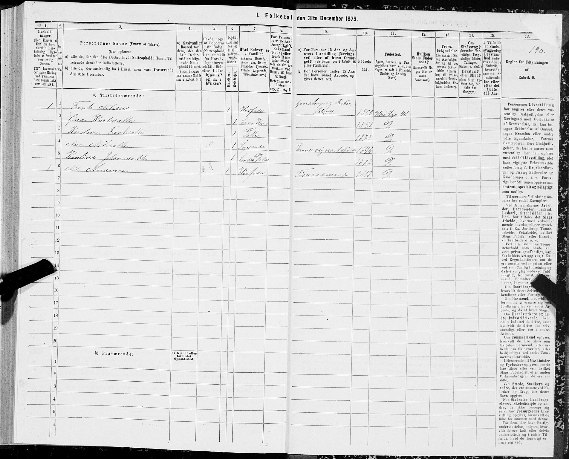 SAT, 1875 census for 1515P Herøy, 1875, p. 2190