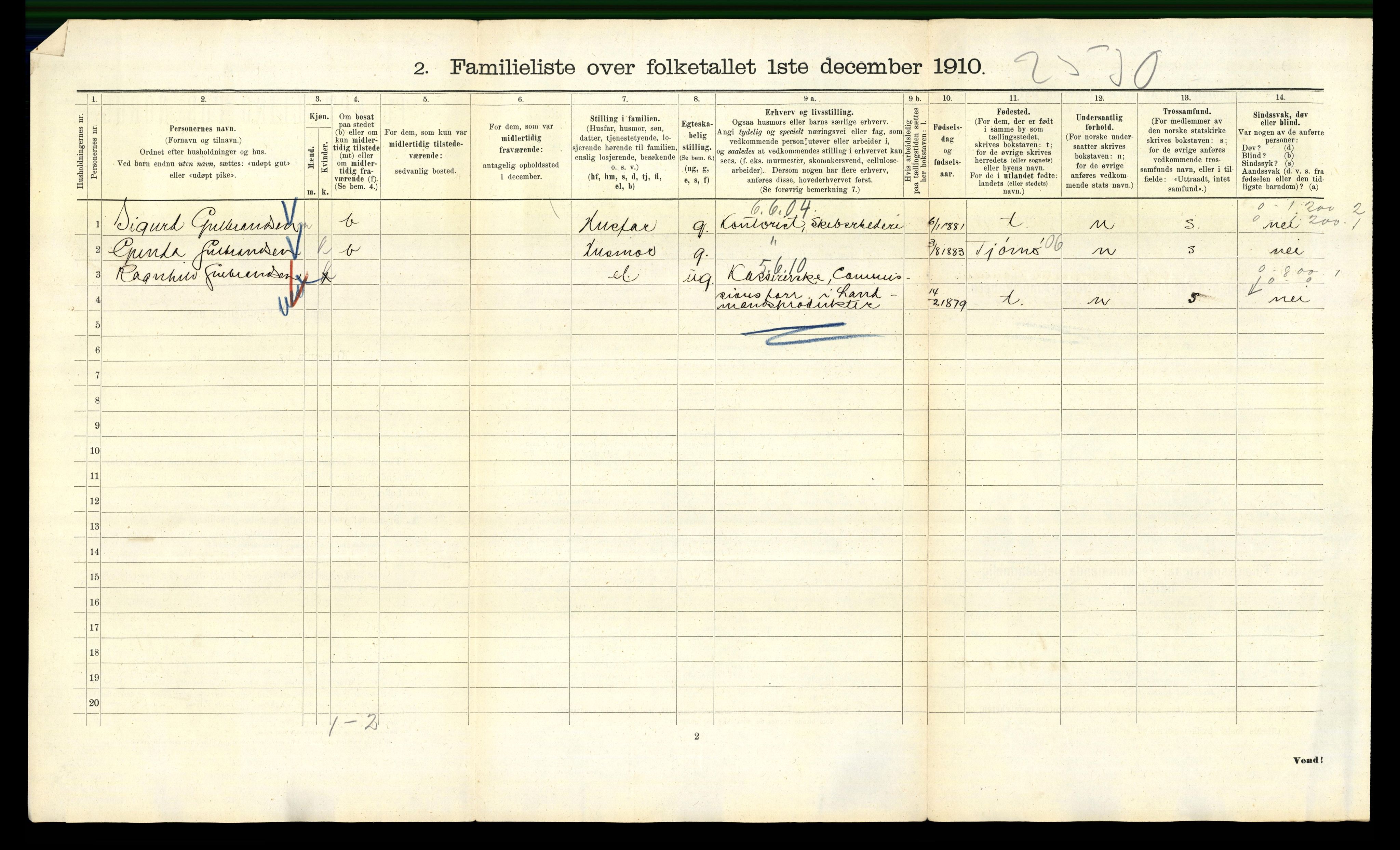 RA, 1910 census for Kristiania, 1910, p. 118006