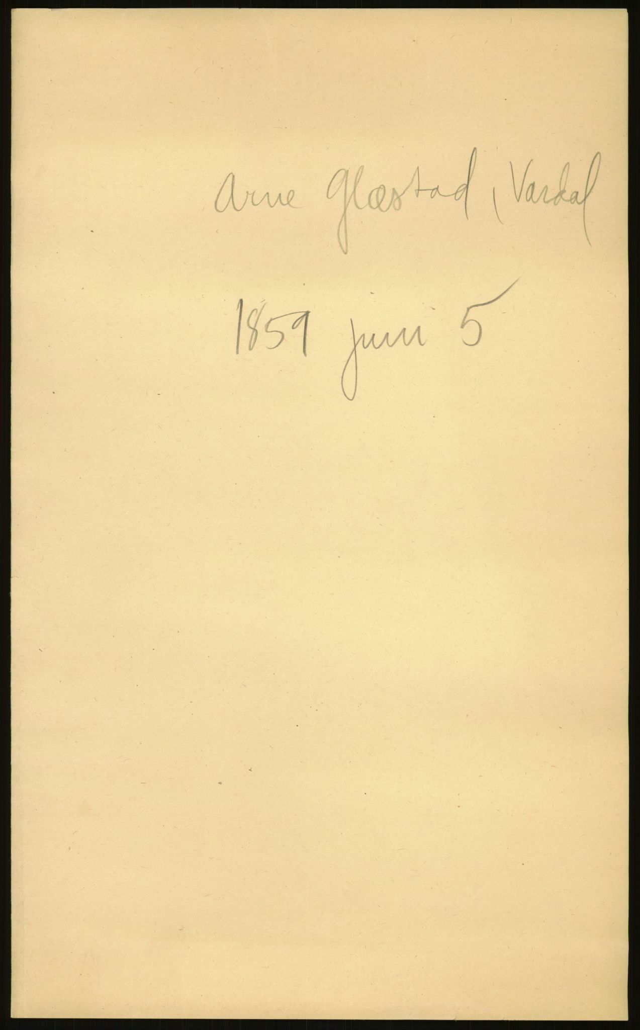 Samlinger til kildeutgivelse, Amerikabrevene, AV/RA-EA-4057/F/L0011: Innlån fra Oppland: Bræin - Knudsen, 1838-1914, p. 445