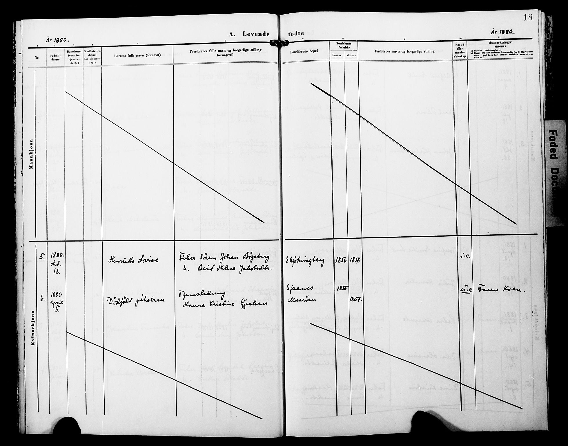 Lebesby sokneprestkontor, AV/SATØ-S-1353/H/Ha/L0005kirke: Parish register (official) no. 5, 1870-1902, p. 18