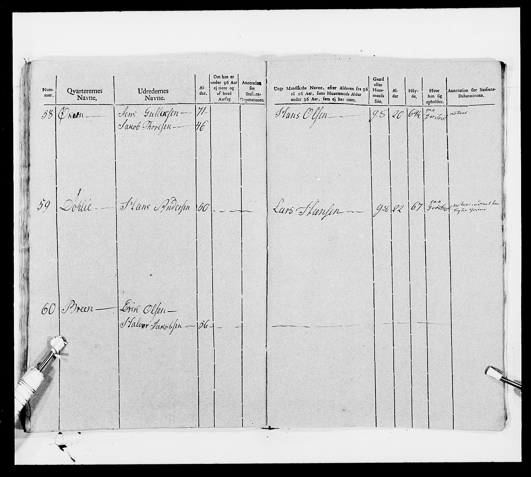 Generalitets- og kommissariatskollegiet, Det kongelige norske kommissariatskollegium, AV/RA-EA-5420/E/Eh/L0006: Akershusiske dragonregiment, 1796-1800, p. 236