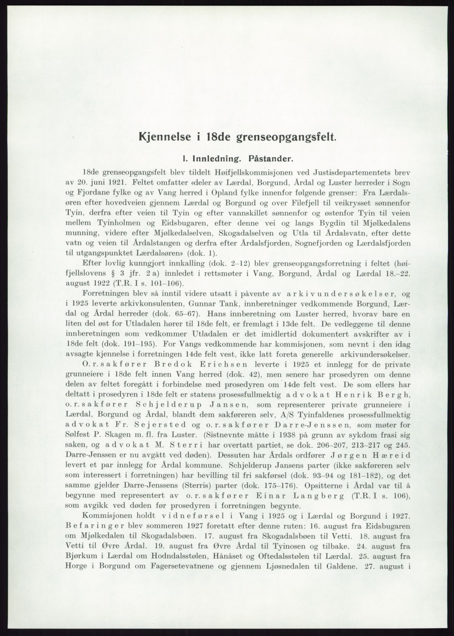 Høyfjellskommisjonen, AV/RA-S-1546/X/Xa/L0001: Nr. 1-33, 1909-1953, p. 6067