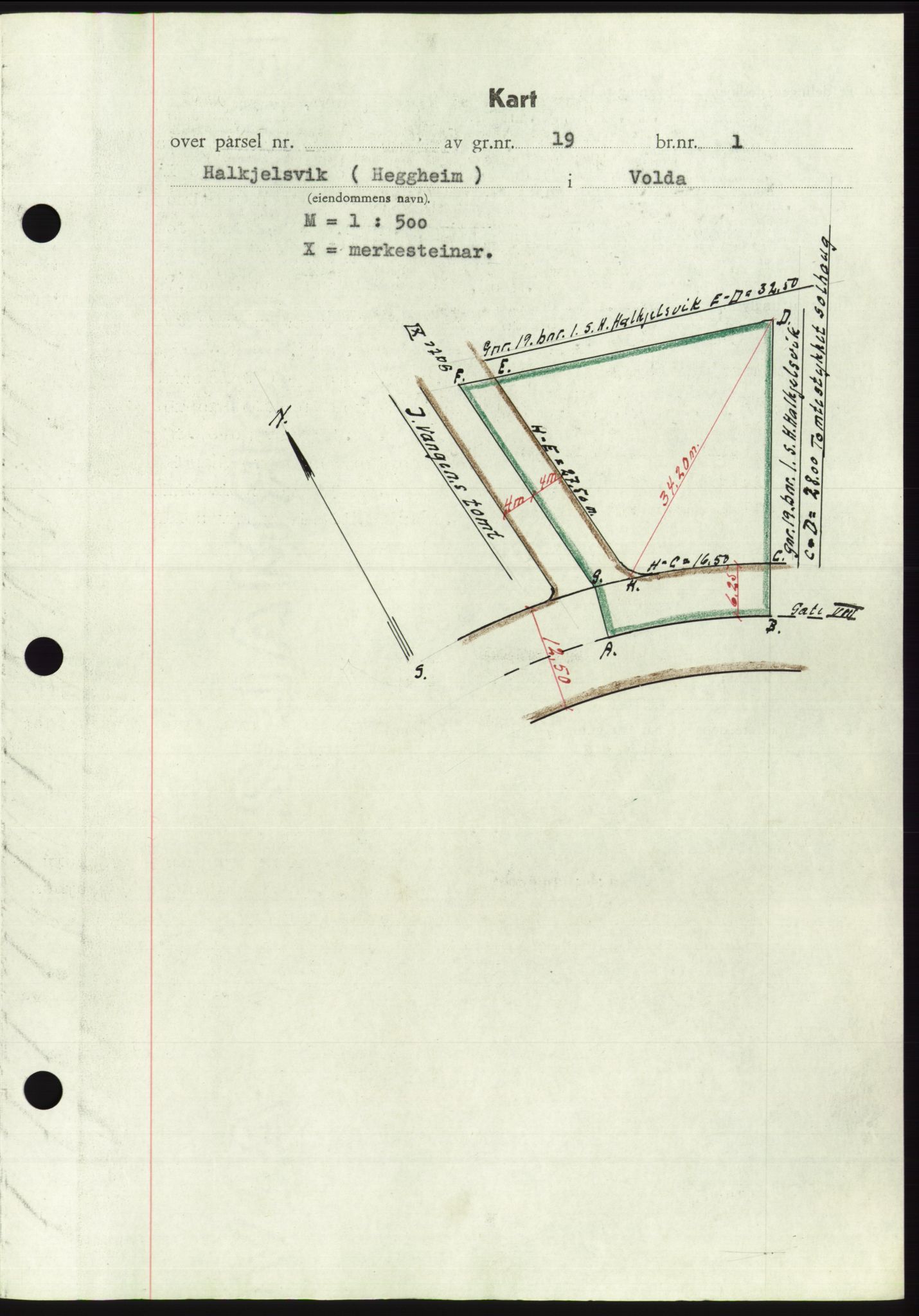 Søre Sunnmøre sorenskriveri, AV/SAT-A-4122/1/2/2C/L0084: Mortgage book no. 10A, 1949-1949, Diary no: : 1165/1949