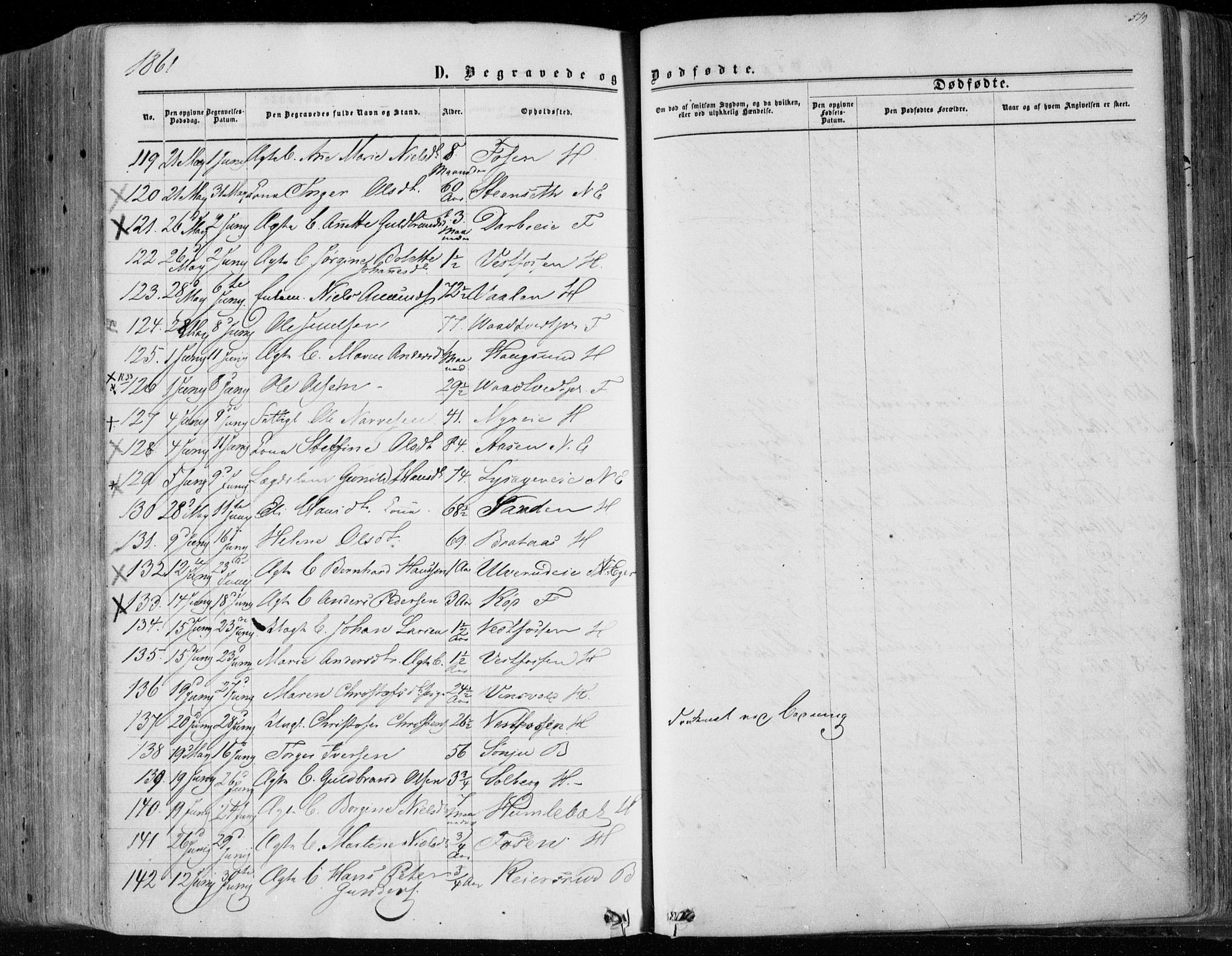 Eiker kirkebøker, SAKO/A-4/F/Fa/L0016: Parish register (official) no. I 16, 1860-1868, p. 519