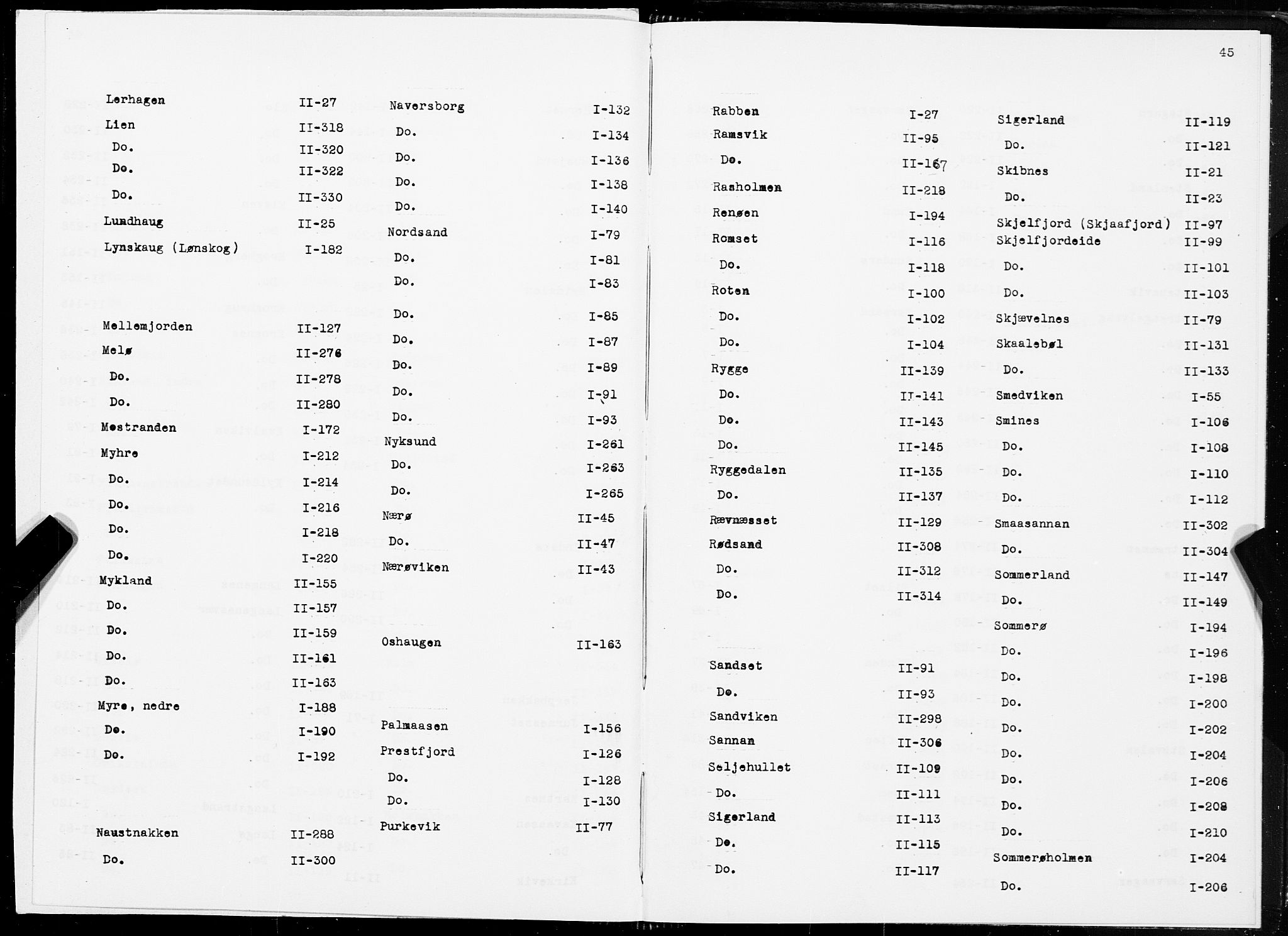 SAT, 1875 census for 1868P Øksnes, 1875, p. 45