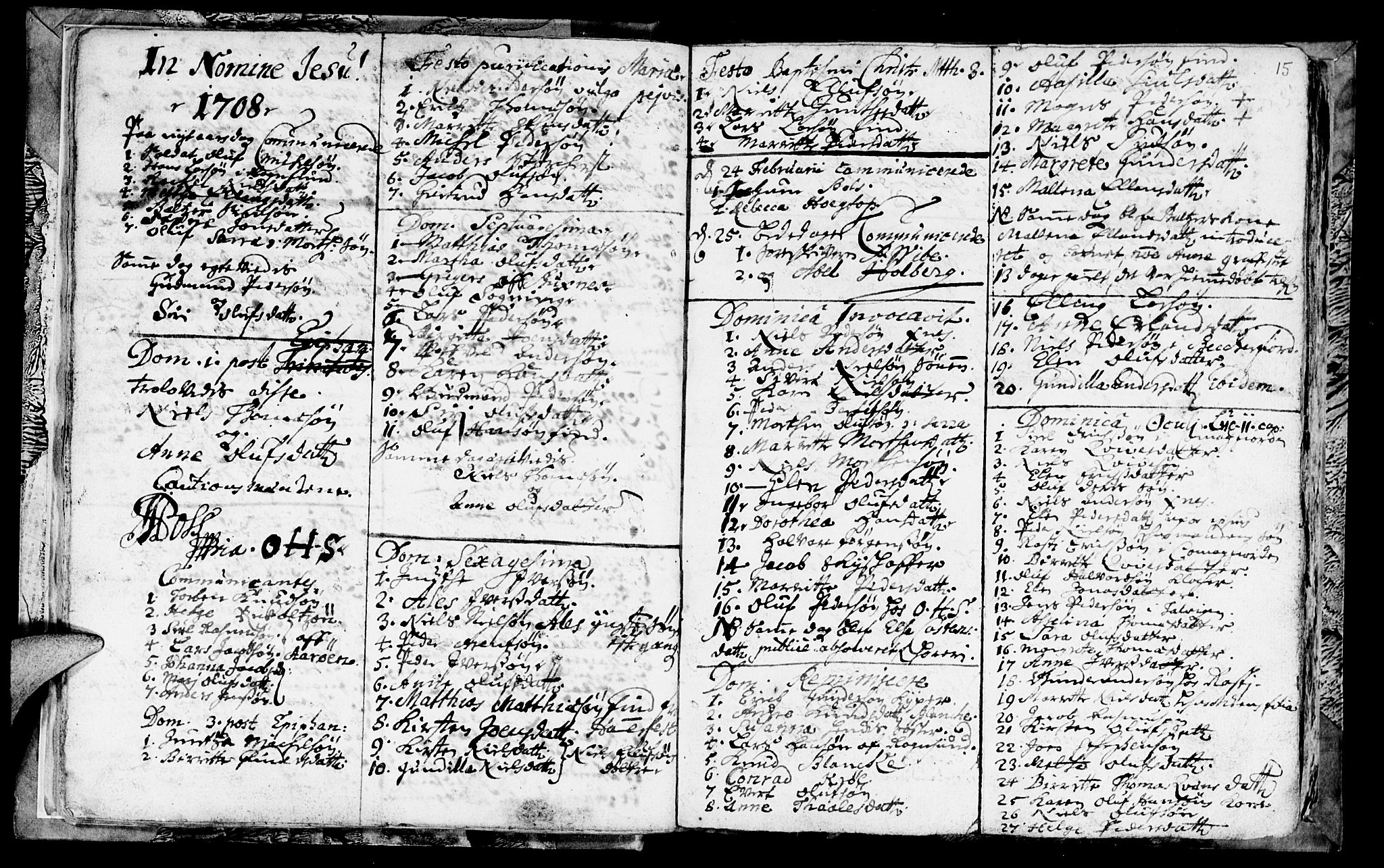 Talvik sokneprestkontor, SATØ/S-1337/H/Ha/L0001kirke: Parish register (official) no. 1, 1705-1729, p. 15