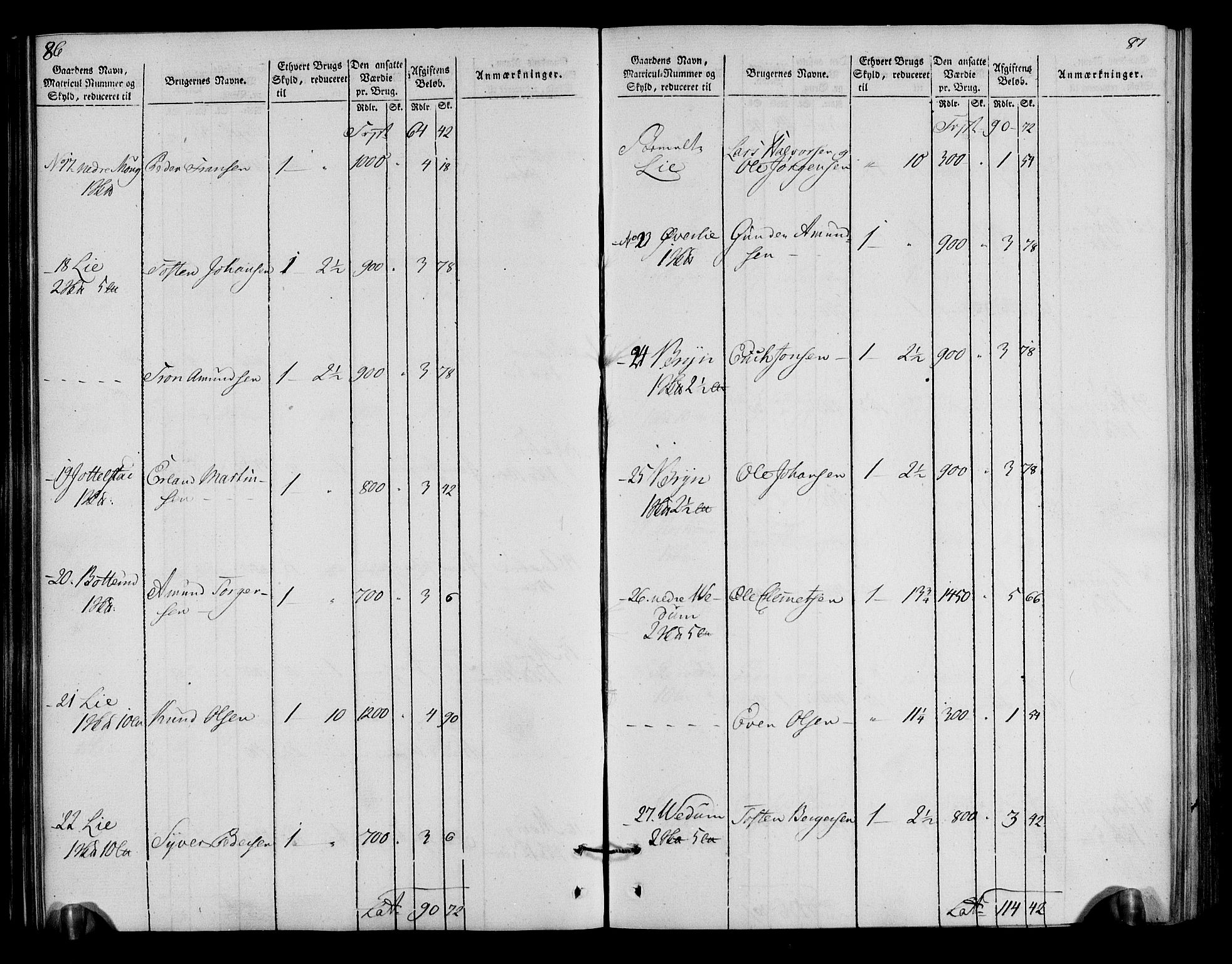 Rentekammeret inntil 1814, Realistisk ordnet avdeling, AV/RA-EA-4070/N/Ne/Nea/L0040: Gudbrandsdalen fogderi. Oppebørselsregister, 1803-1804, p. 48