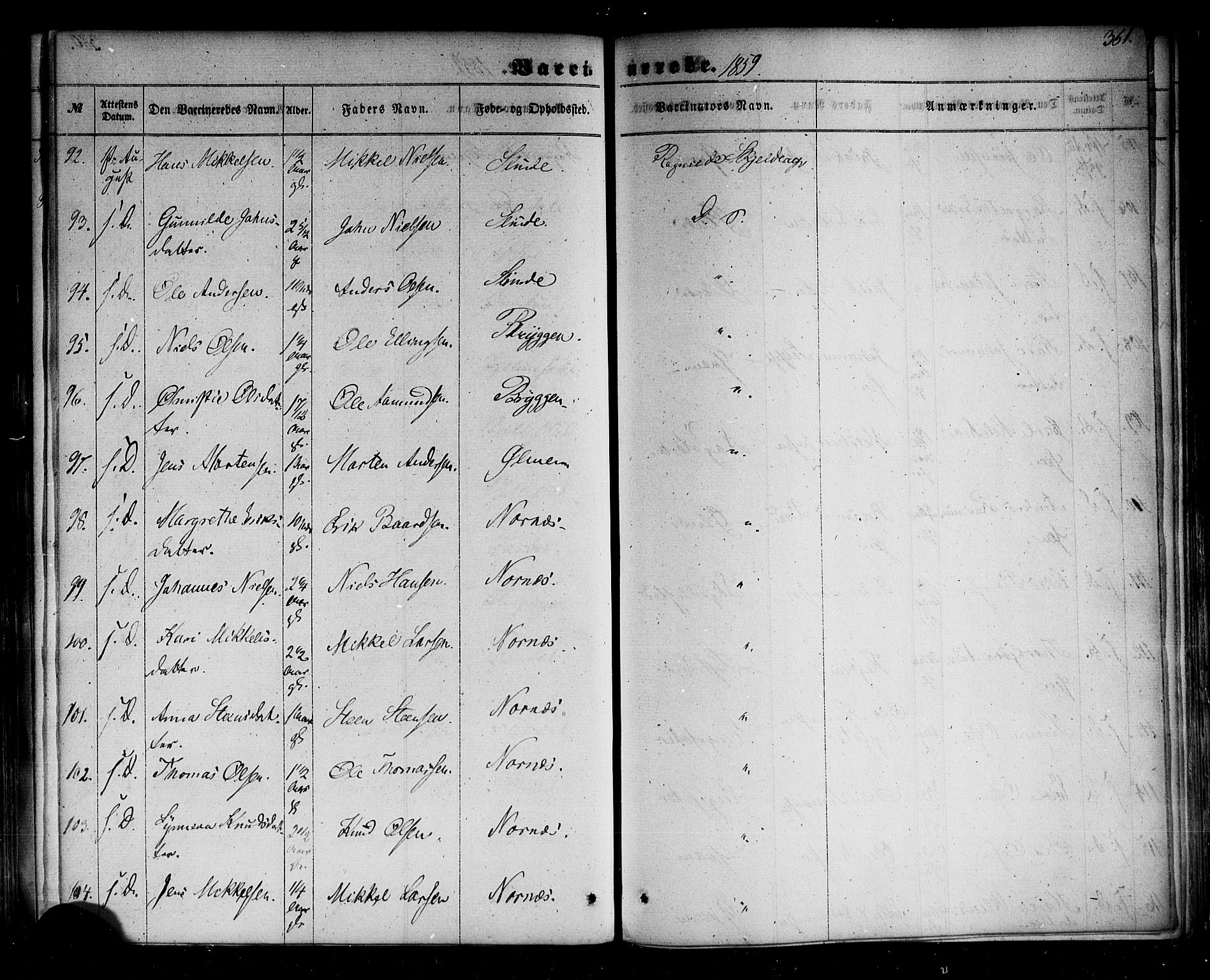 Sogndal sokneprestembete, AV/SAB-A-81301/H/Haa/Haaa/L0013: Parish register (official) no. A 13, 1859-1877, p. 361