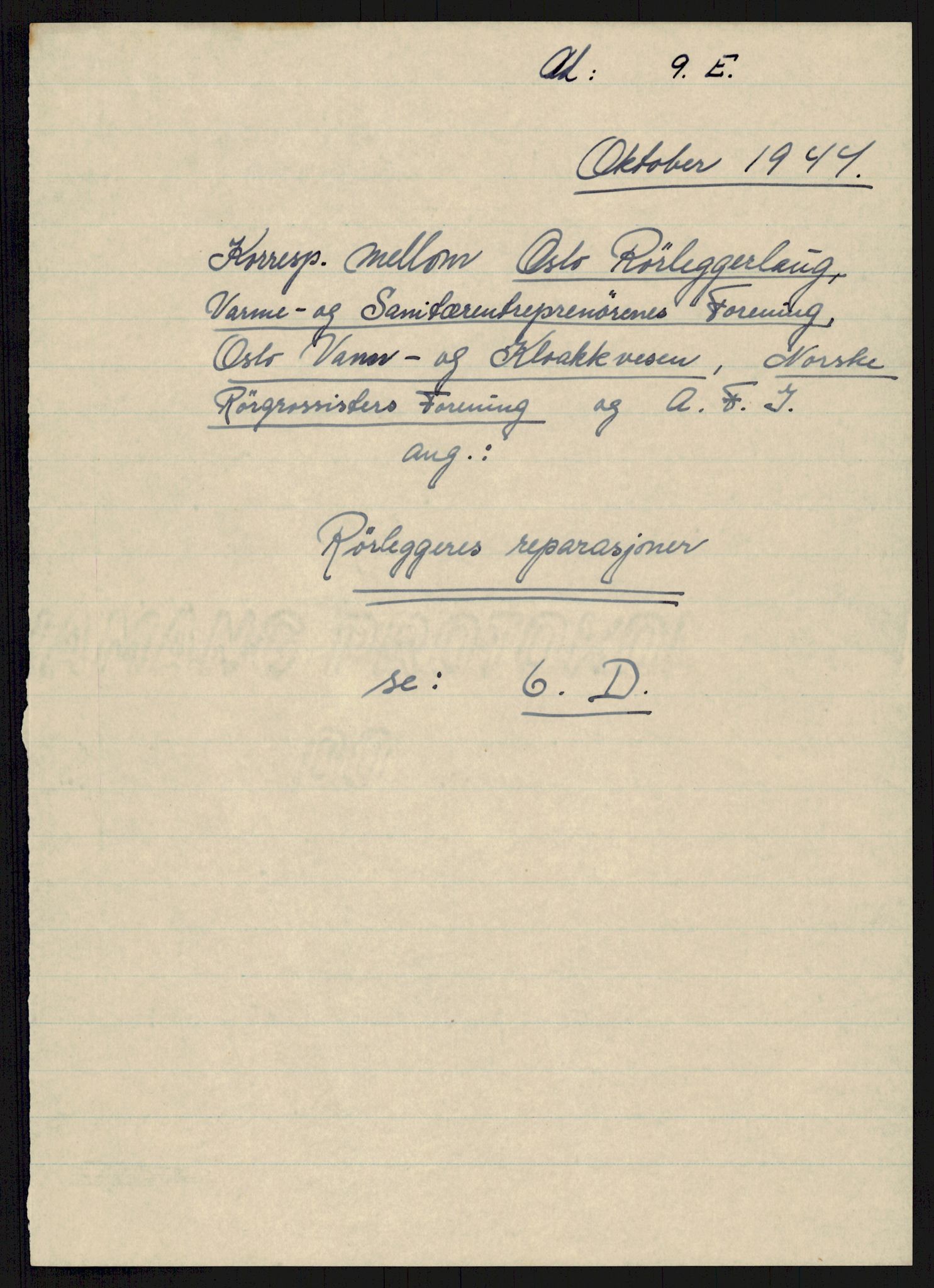 Direktoratet for industriforsyning, Sekretariatet, AV/RA-S-4153/D/Df/L0055: 9. Metallkontoret, 1940-1945, p. 181