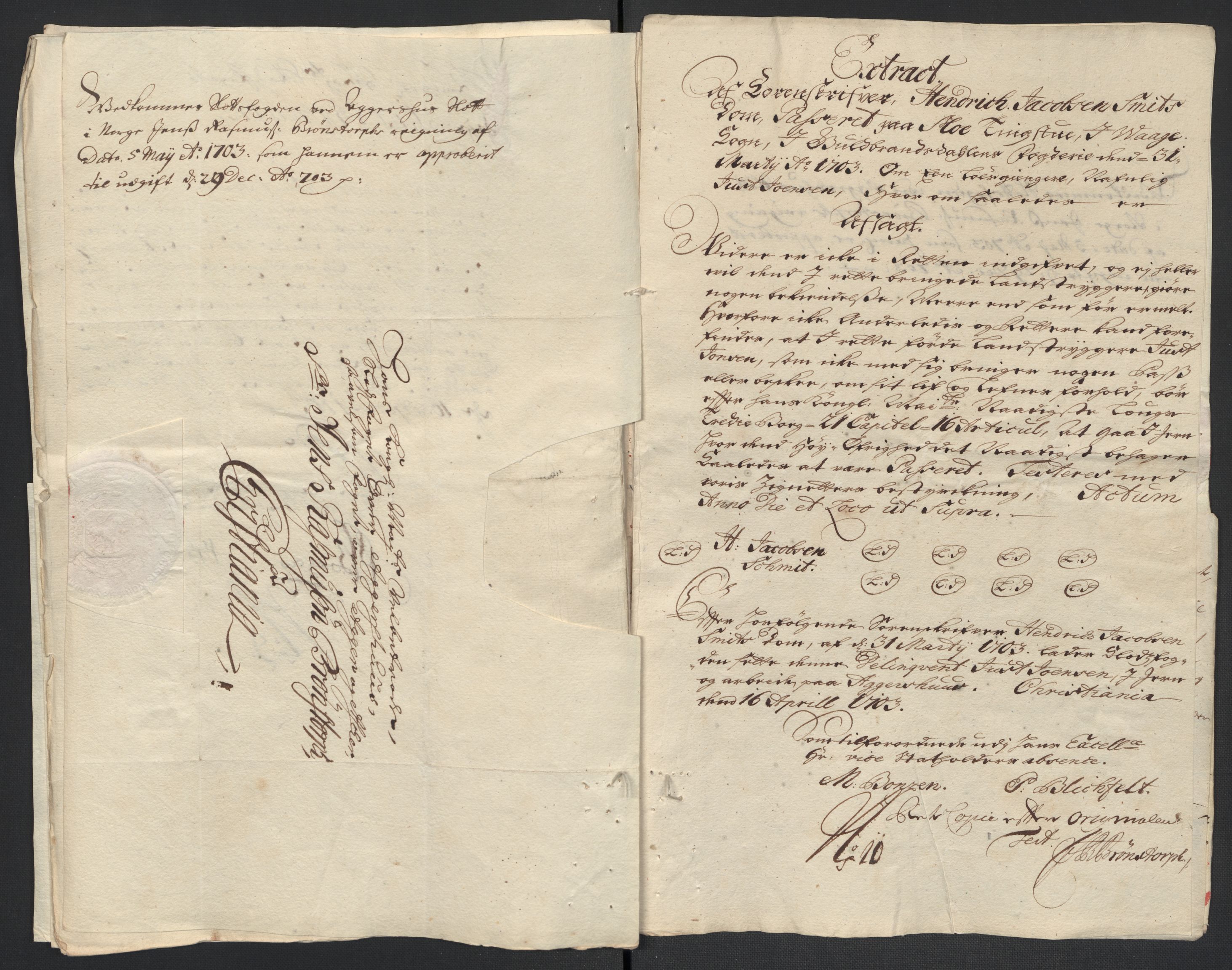 Rentekammeret inntil 1814, Reviderte regnskaper, Fogderegnskap, AV/RA-EA-4092/R10/L0445: Fogderegnskap Aker og Follo, 1703-1704, p. 241