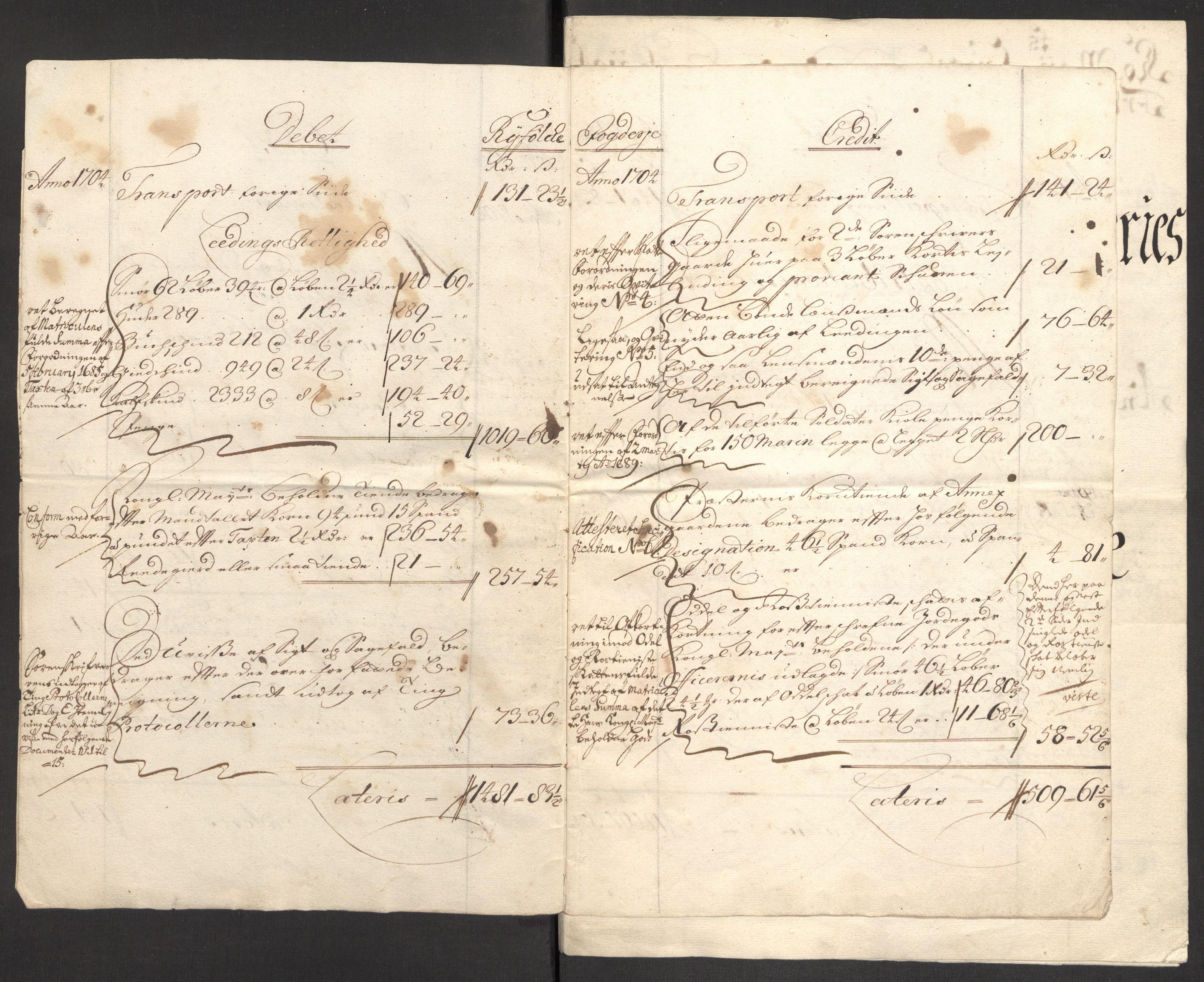 Rentekammeret inntil 1814, Reviderte regnskaper, Fogderegnskap, RA/EA-4092/R47/L2860: Fogderegnskap Ryfylke, 1703-1705, p. 144