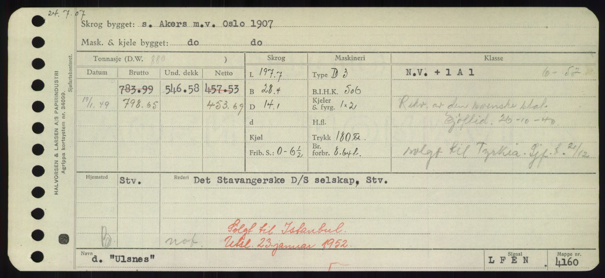 Sjøfartsdirektoratet med forløpere, Skipsmålingen, RA/S-1627/H/Hd/L0040: Fartøy, U-Ve, p. 65