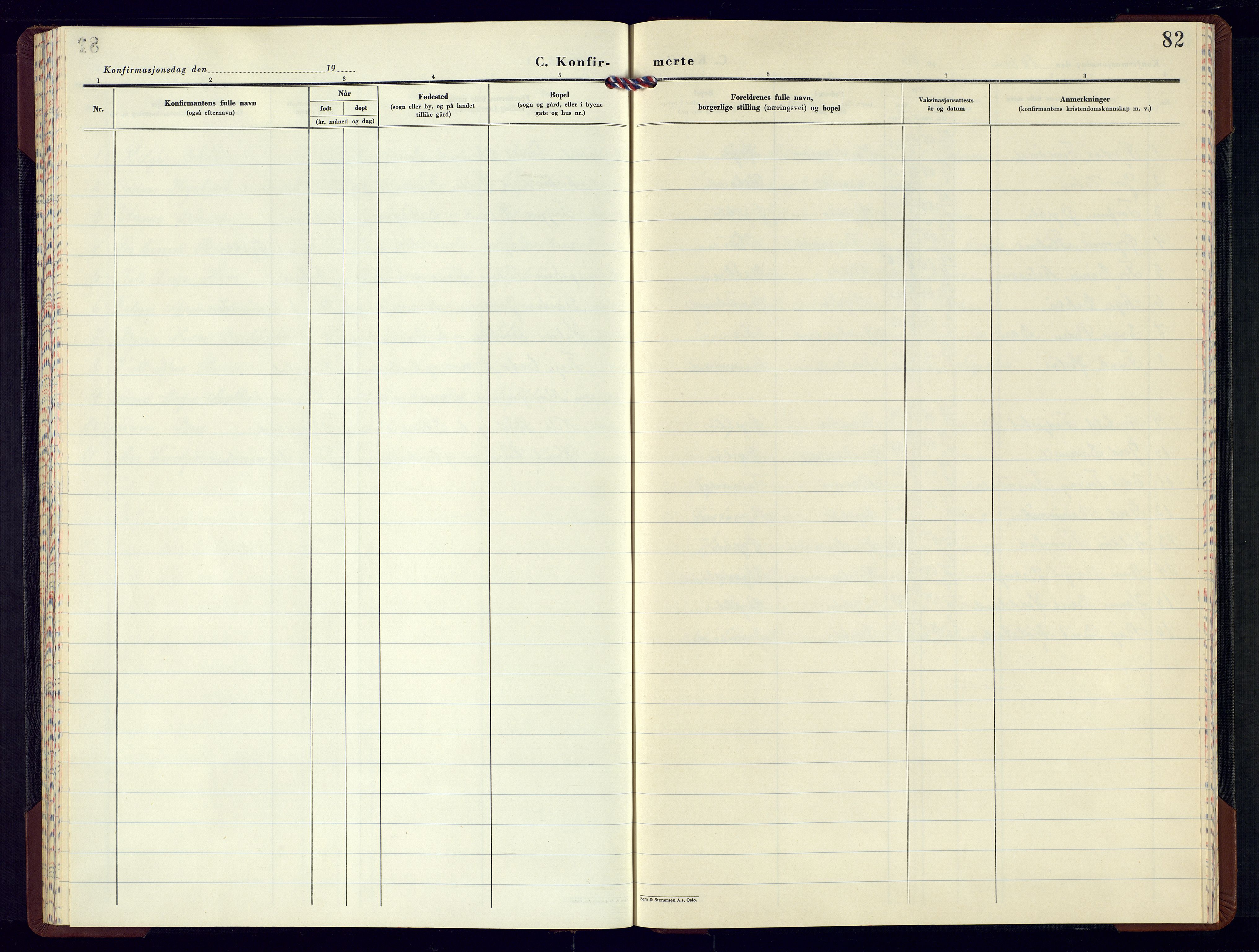 Holum sokneprestkontor, SAK/1111-0022/F/Fb/Fbc/L0007: Parish register (copy) no. B-7, 1960-1977, p. 82