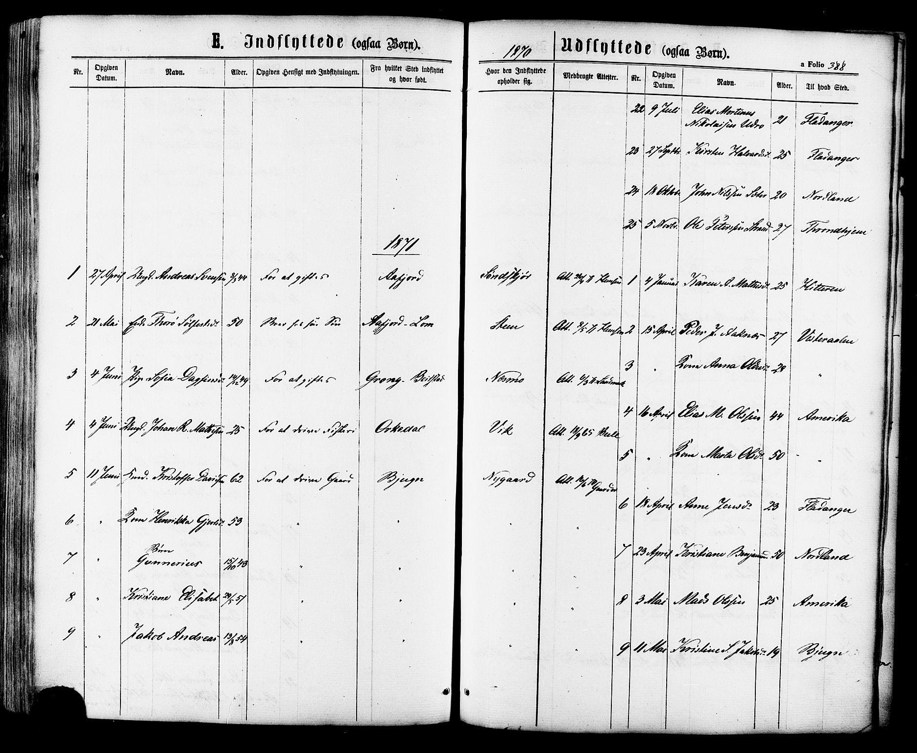 Ministerialprotokoller, klokkerbøker og fødselsregistre - Sør-Trøndelag, AV/SAT-A-1456/657/L0706: Parish register (official) no. 657A07, 1867-1878, p. 388