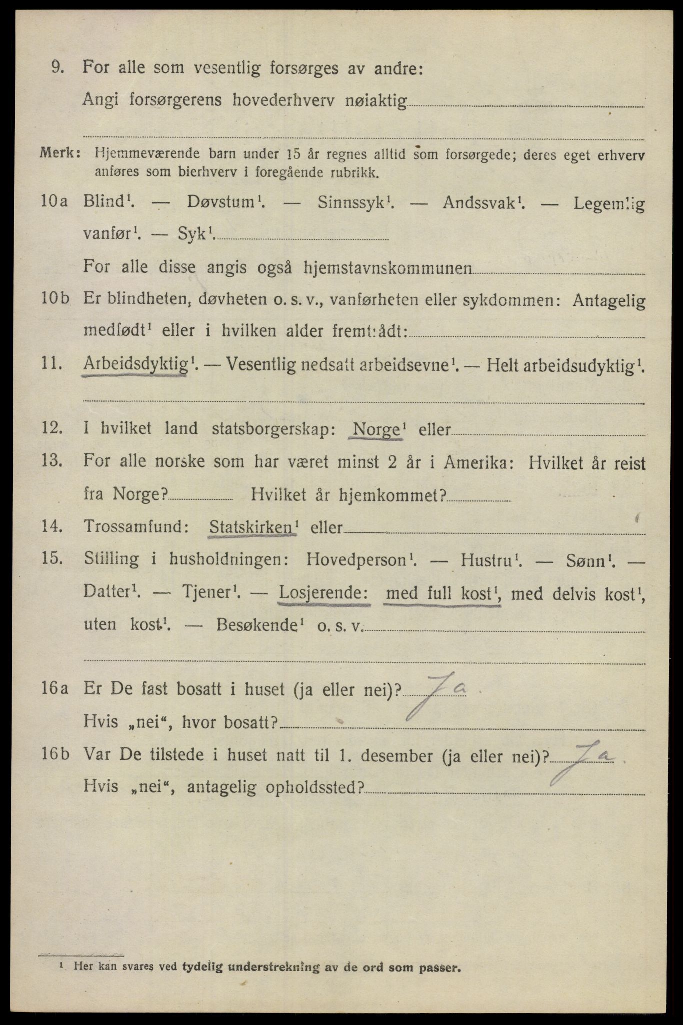 SAO, 1920 census for Lillestrøm, 1920, p. 10459