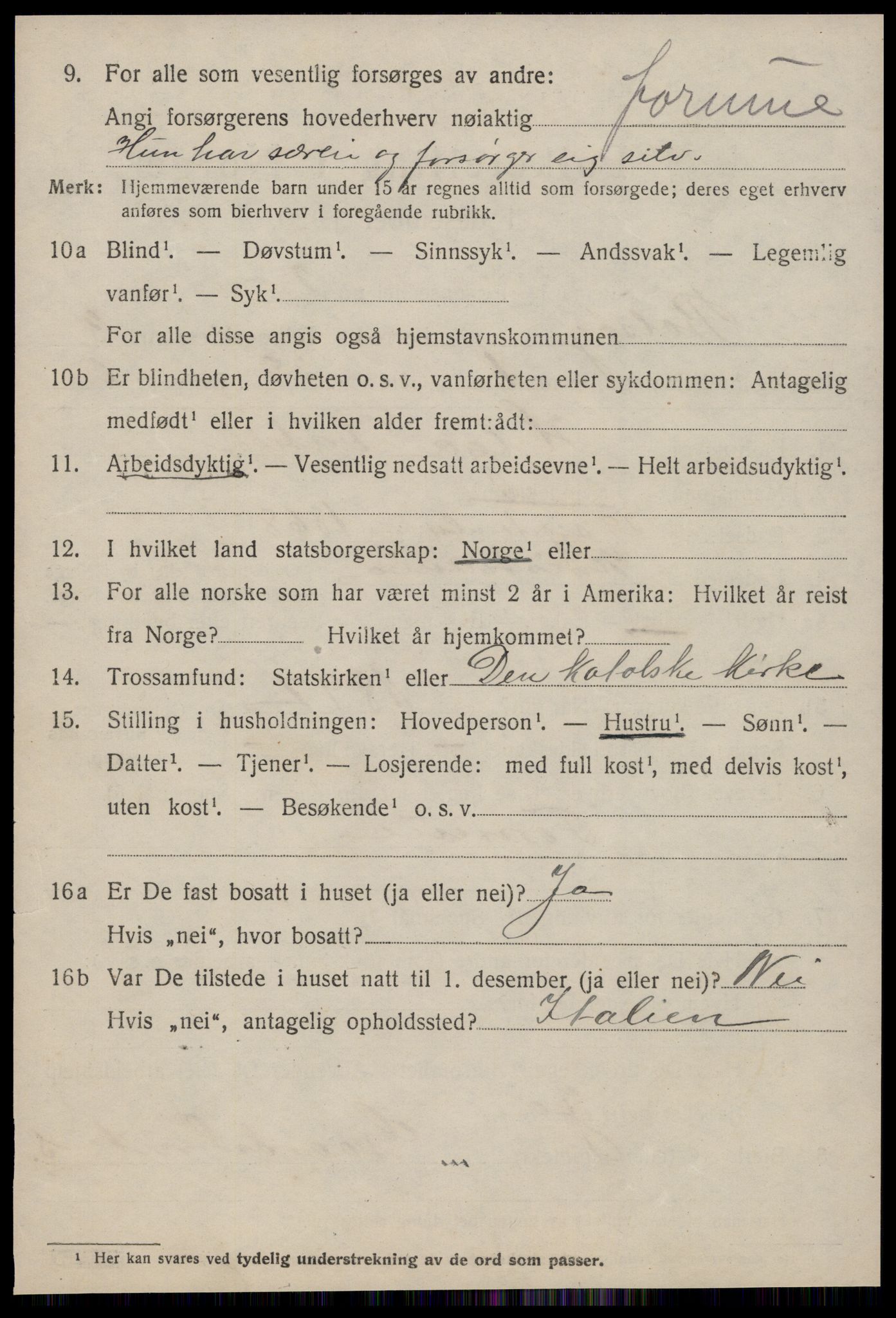 SAT, 1920 census for Bolsøy, 1920, p. 5338