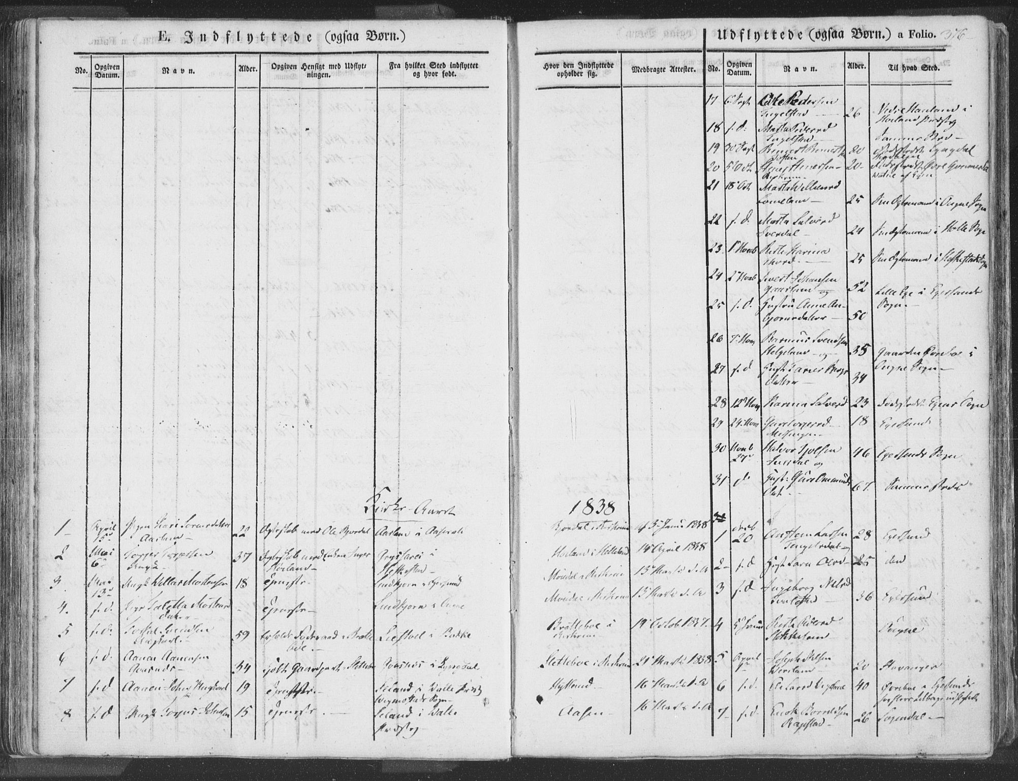 Helleland sokneprestkontor, AV/SAST-A-101810: Parish register (official) no. A 6.2, 1834-1863, p. 376