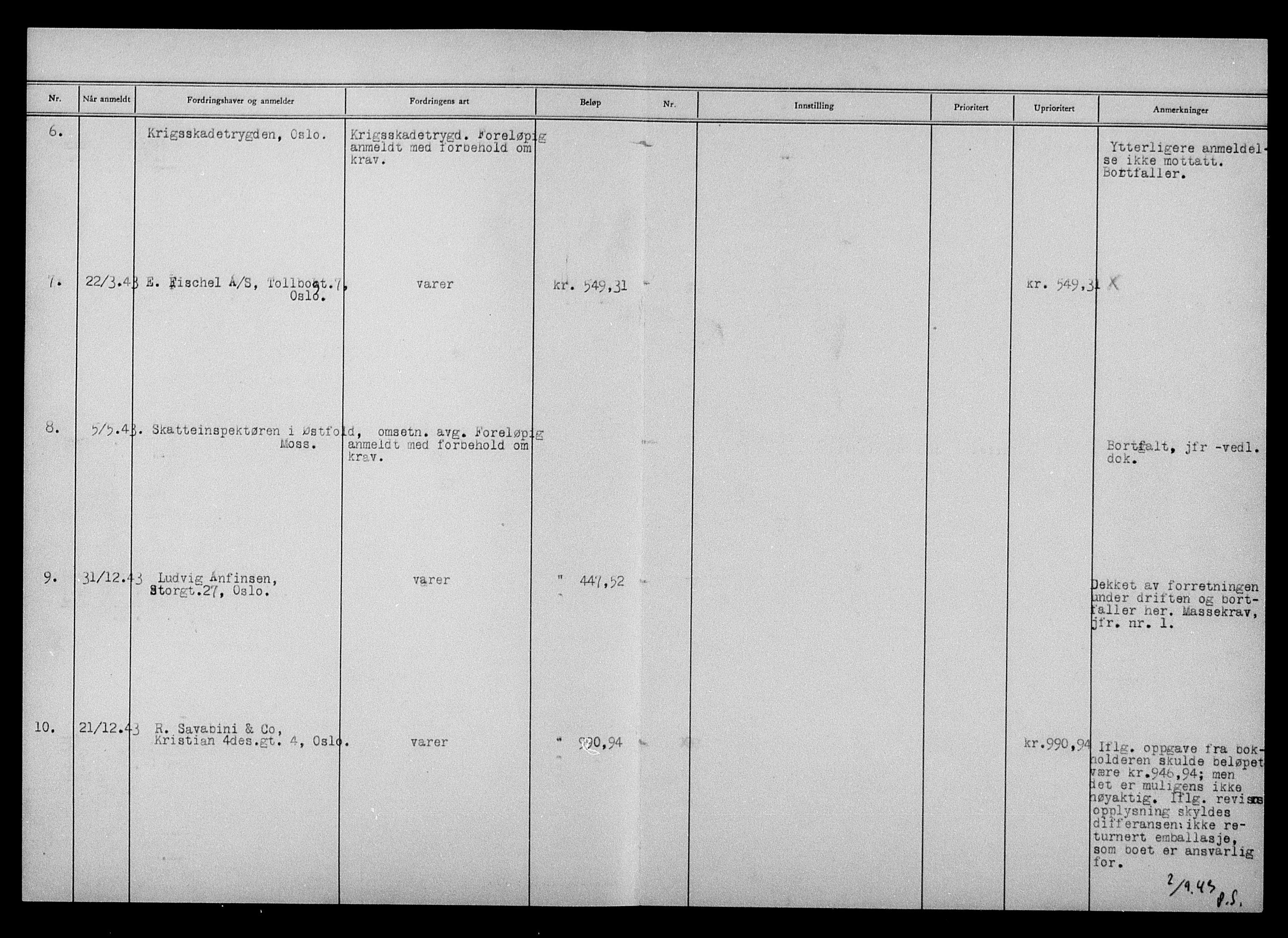 Justisdepartementet, Tilbakeføringskontoret for inndratte formuer, RA/S-1564/H/Hc/Hcd/L0991: --, 1945-1947, p. 554