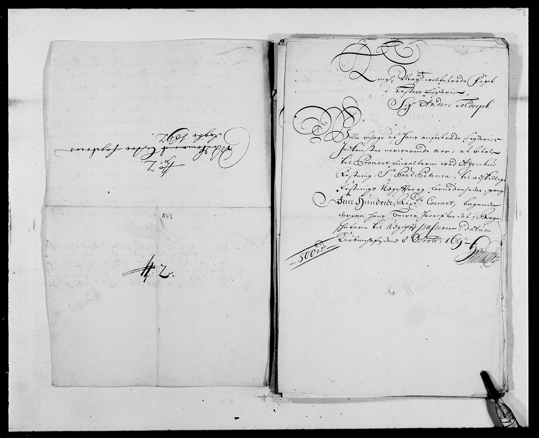 Rentekammeret inntil 1814, Reviderte regnskaper, Fogderegnskap, AV/RA-EA-4092/R41/L2536: Fogderegnskap Lista, 1690-1693, p. 236