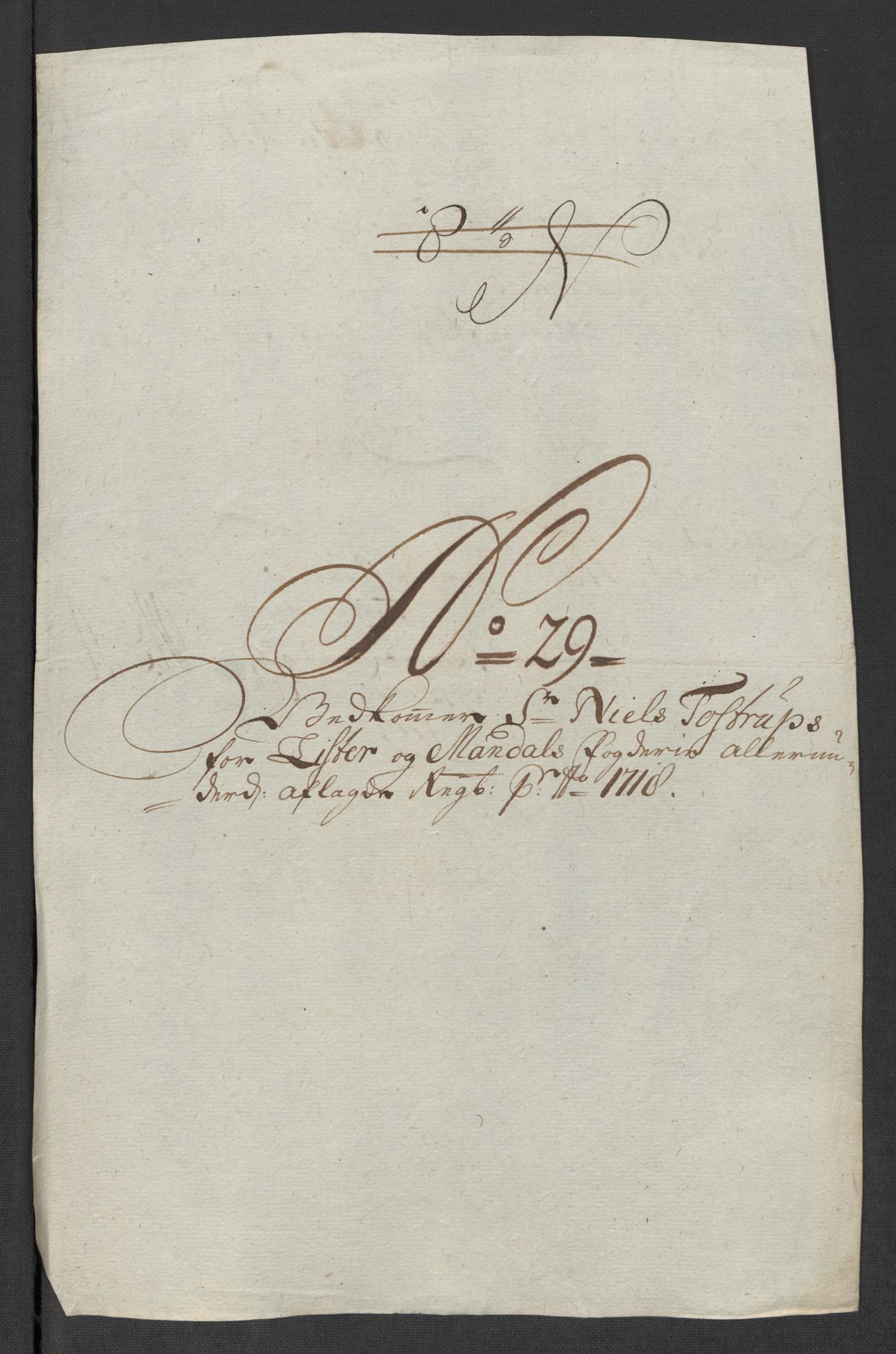 Rentekammeret inntil 1814, Reviderte regnskaper, Fogderegnskap, RA/EA-4092/R43/L2563: Fogderegnskap Lista og Mandal, 1718, p. 371