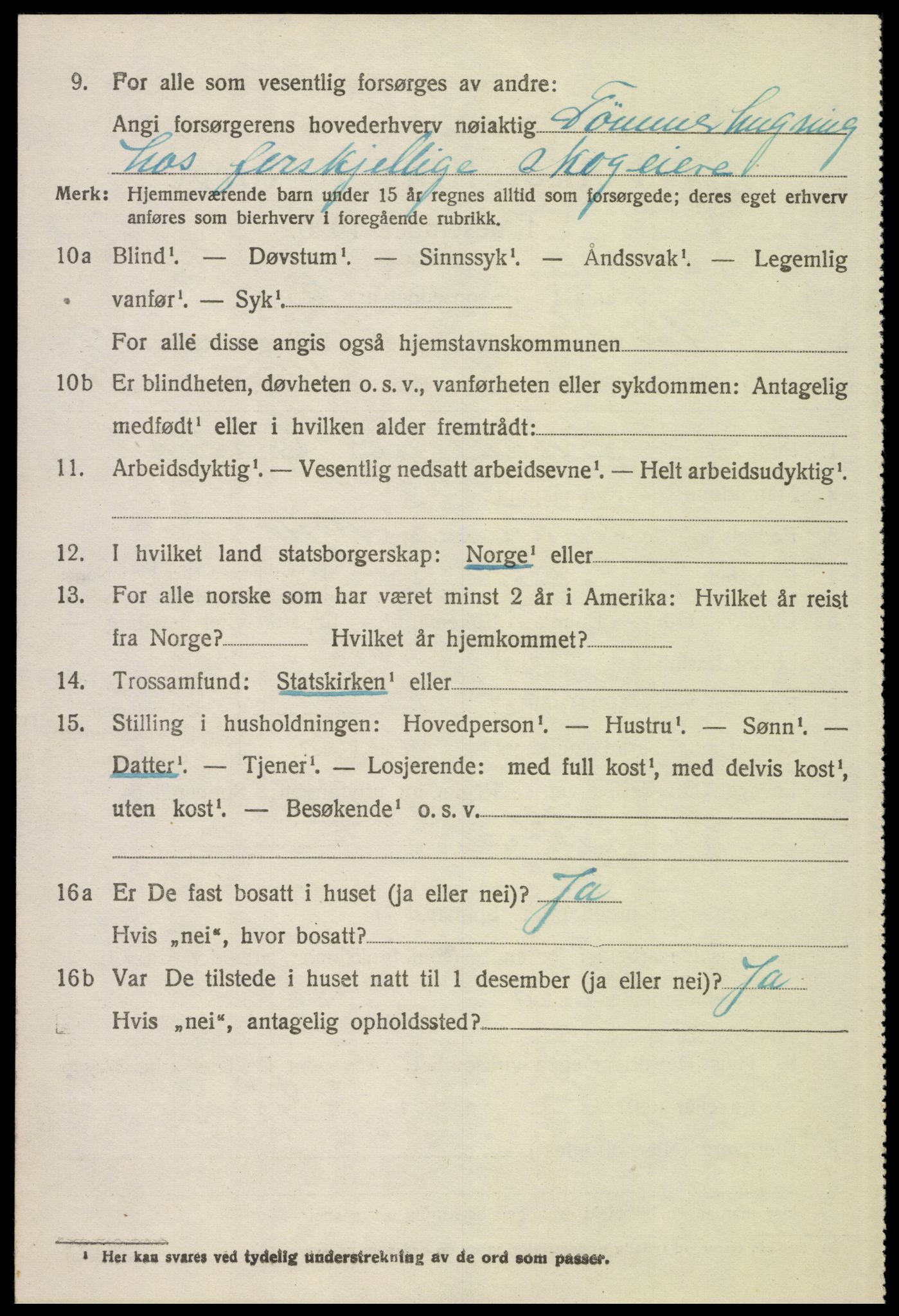 SAH, 1920 census for Elverum, 1920, p. 22547