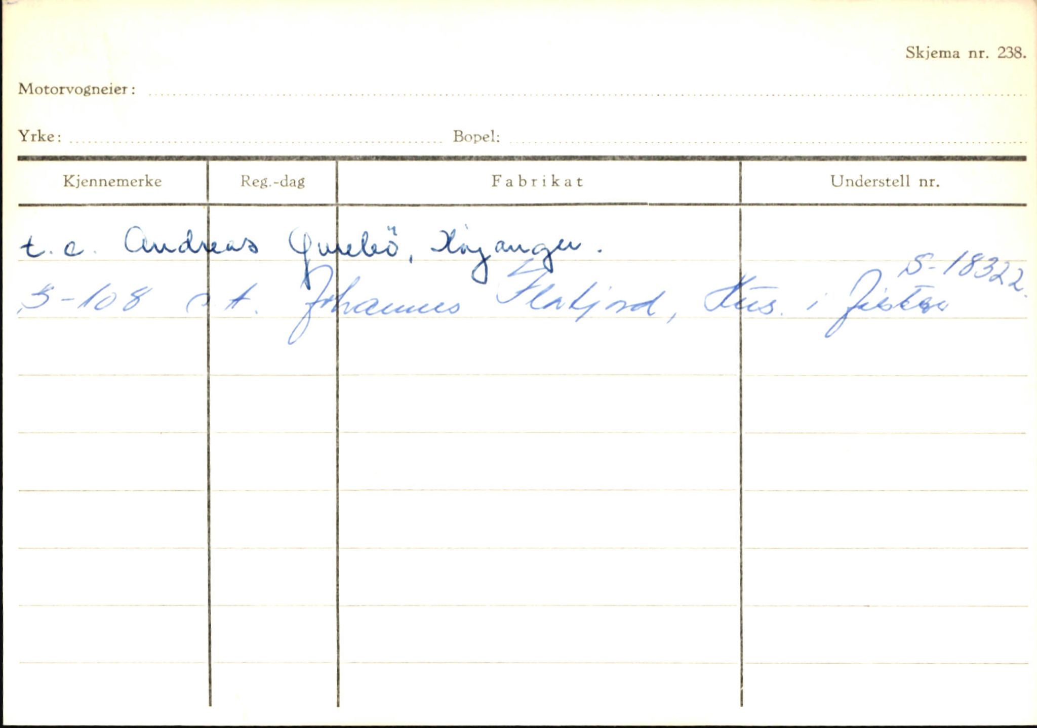 Statens vegvesen, Sogn og Fjordane vegkontor, AV/SAB-A-5301/4/F/L0146: Registerkort Årdal R-Å samt diverse kort, 1945-1975, p. 1637