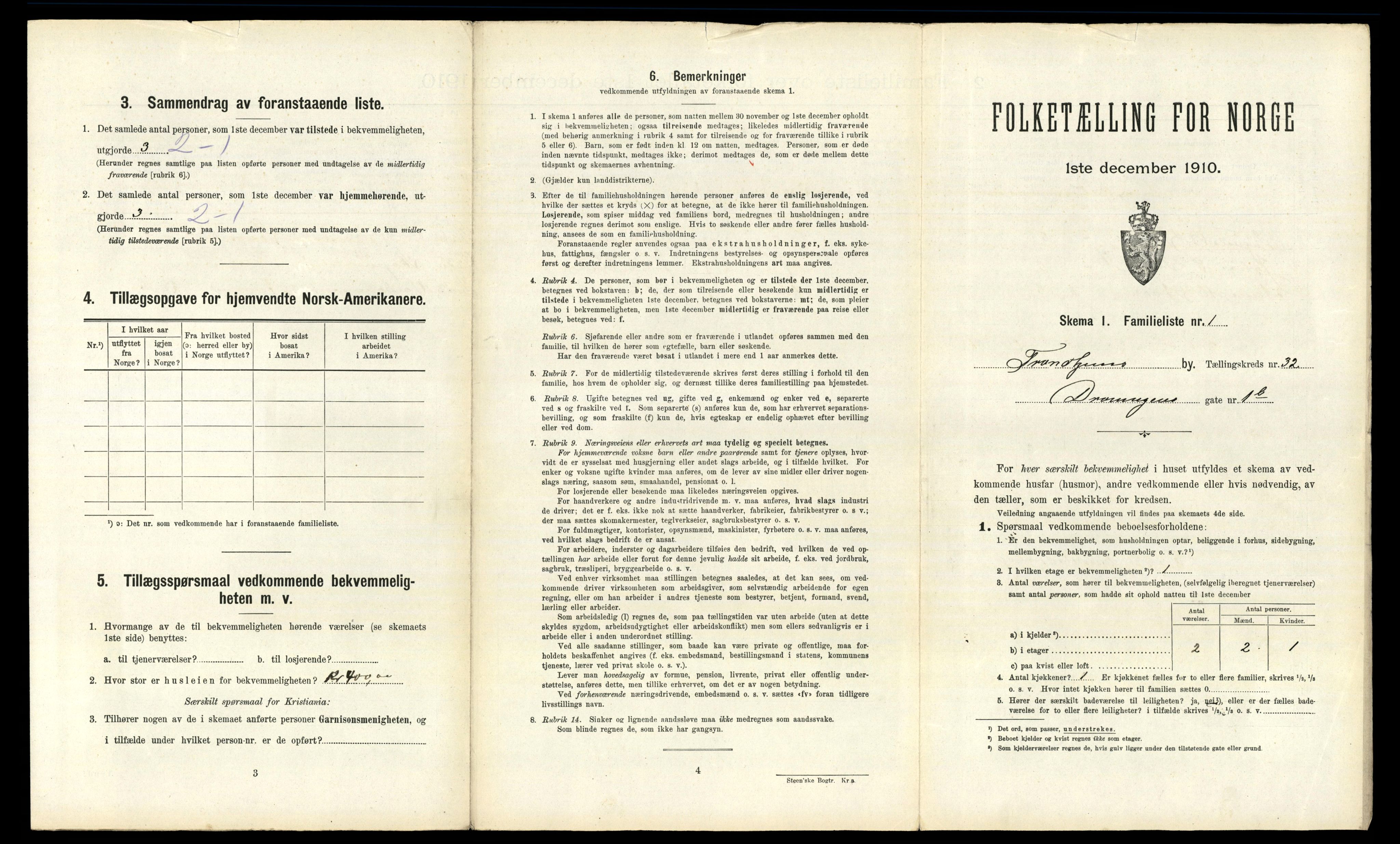 RA, 1910 census for Trondheim, 1910, p. 8781