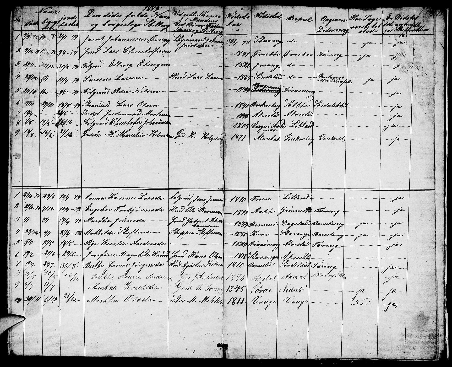Tysvær sokneprestkontor, SAST/A -101864/H/Ha/Hab/L0001: Parish register (copy) no. B 1, 1851-1887, p. 178