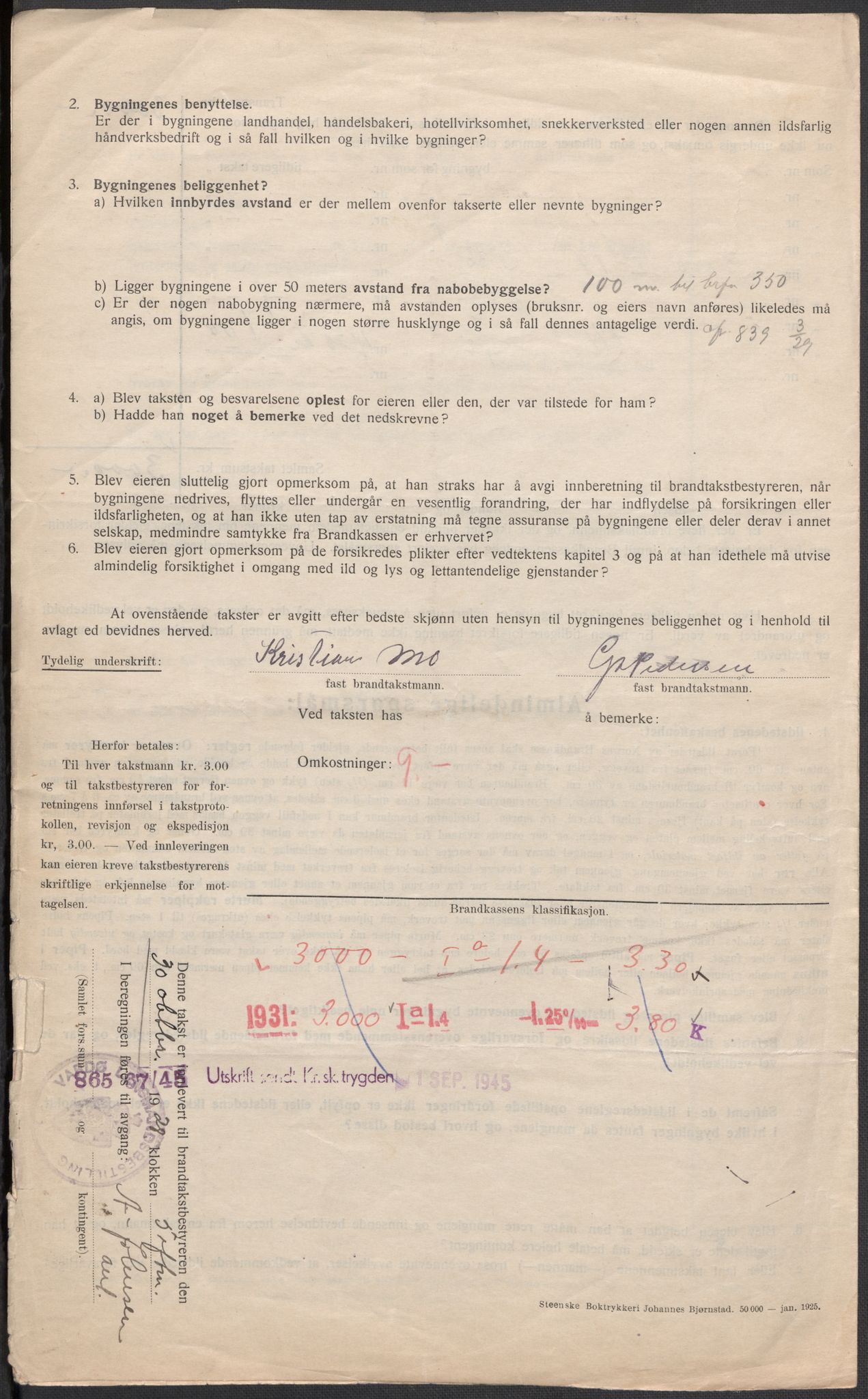 Norges Brannkasse, AV/RA-S-1549/E/Eu/L0018: Branntakster for Vardø by, 1884-1955, p. 293