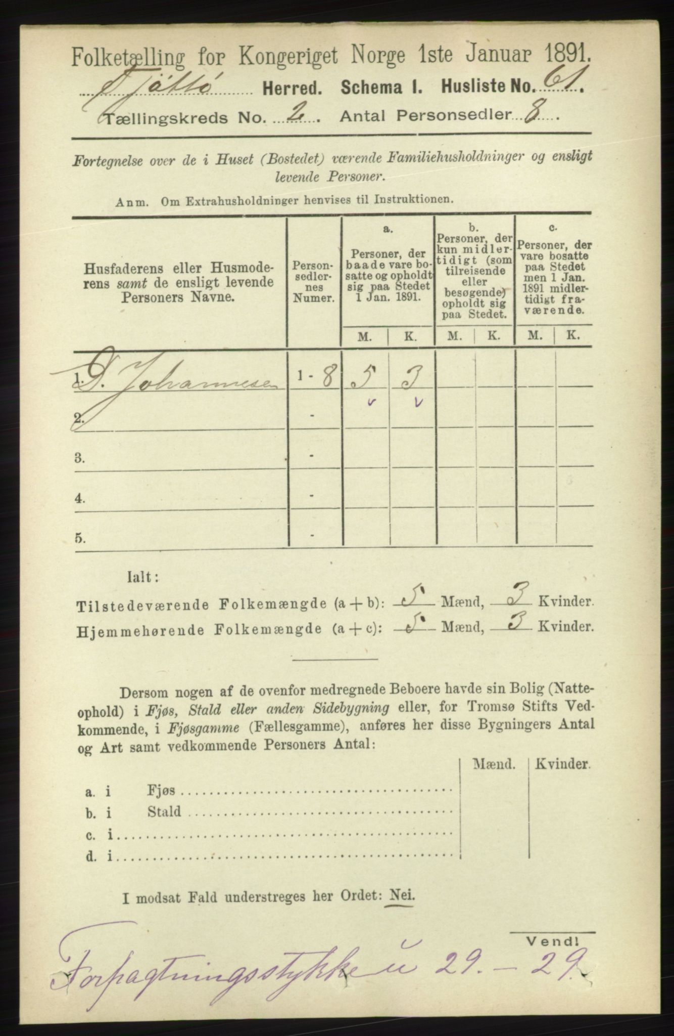 RA, 1891 census for 1817 Tjøtta, 1891, p. 885