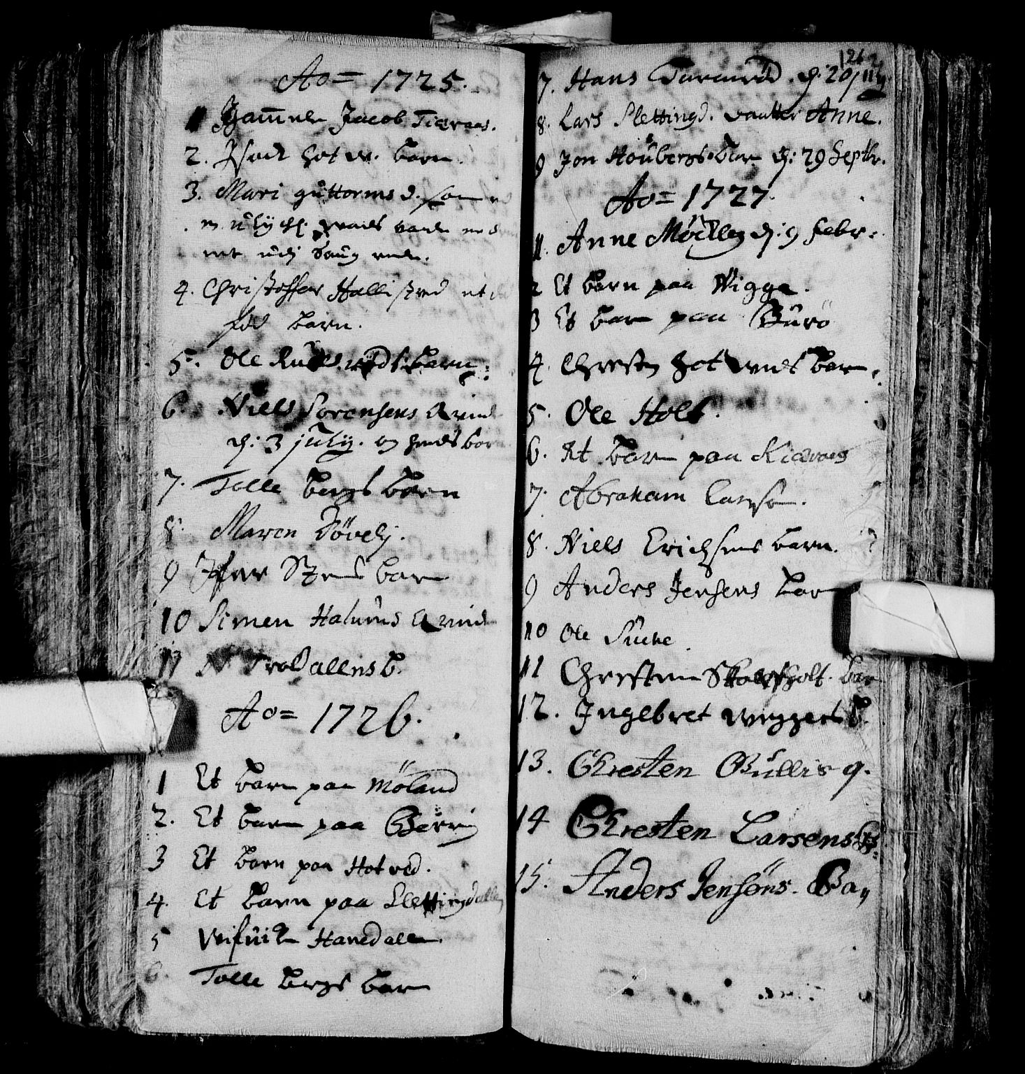 Andebu kirkebøker, SAKO/A-336/F/Fa/L0001: Parish register (official) no. 1 /1, 1623-1738, p. 121