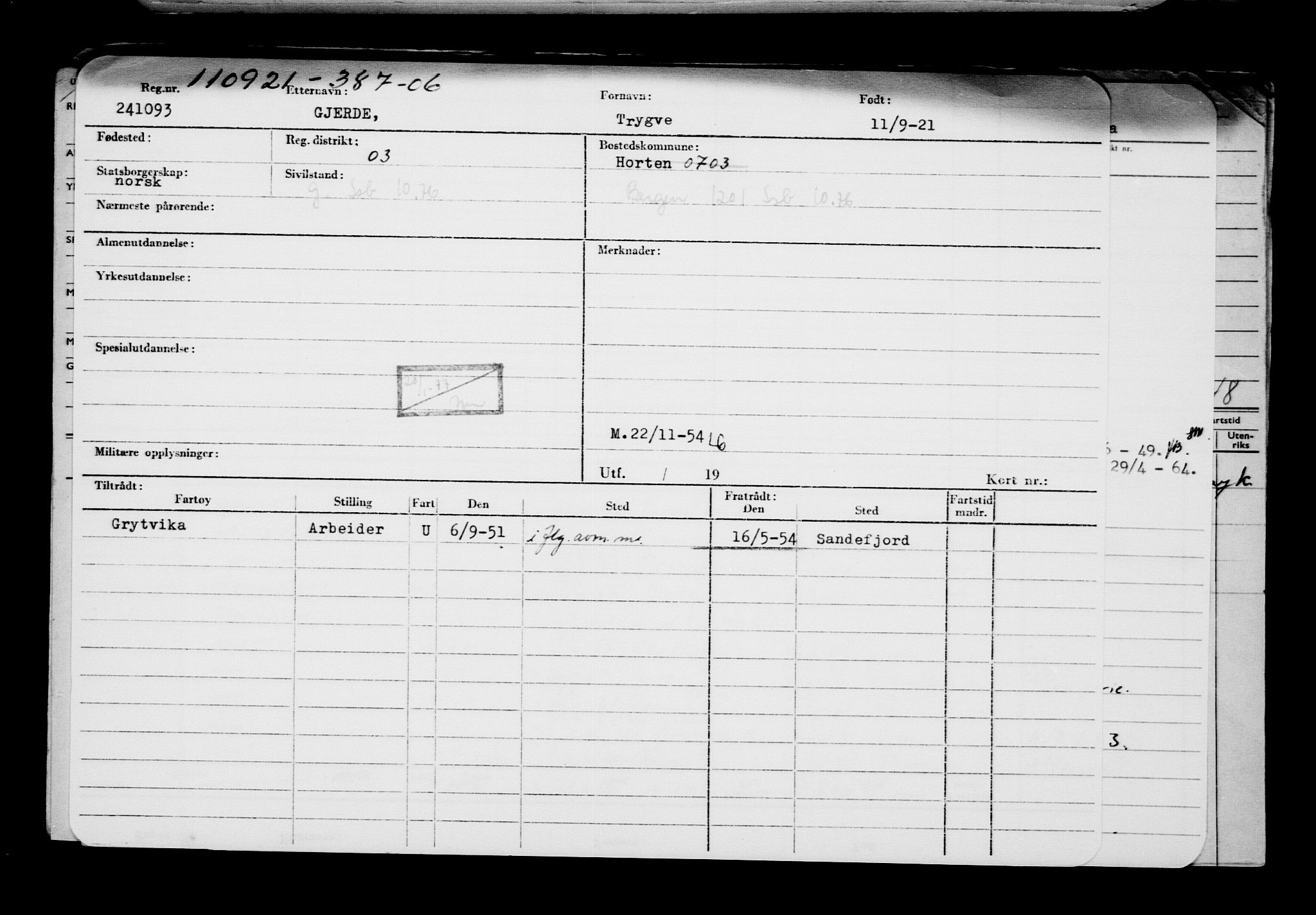 Direktoratet for sjømenn, AV/RA-S-3545/G/Gb/L0197: Hovedkort, 1921, p. 759