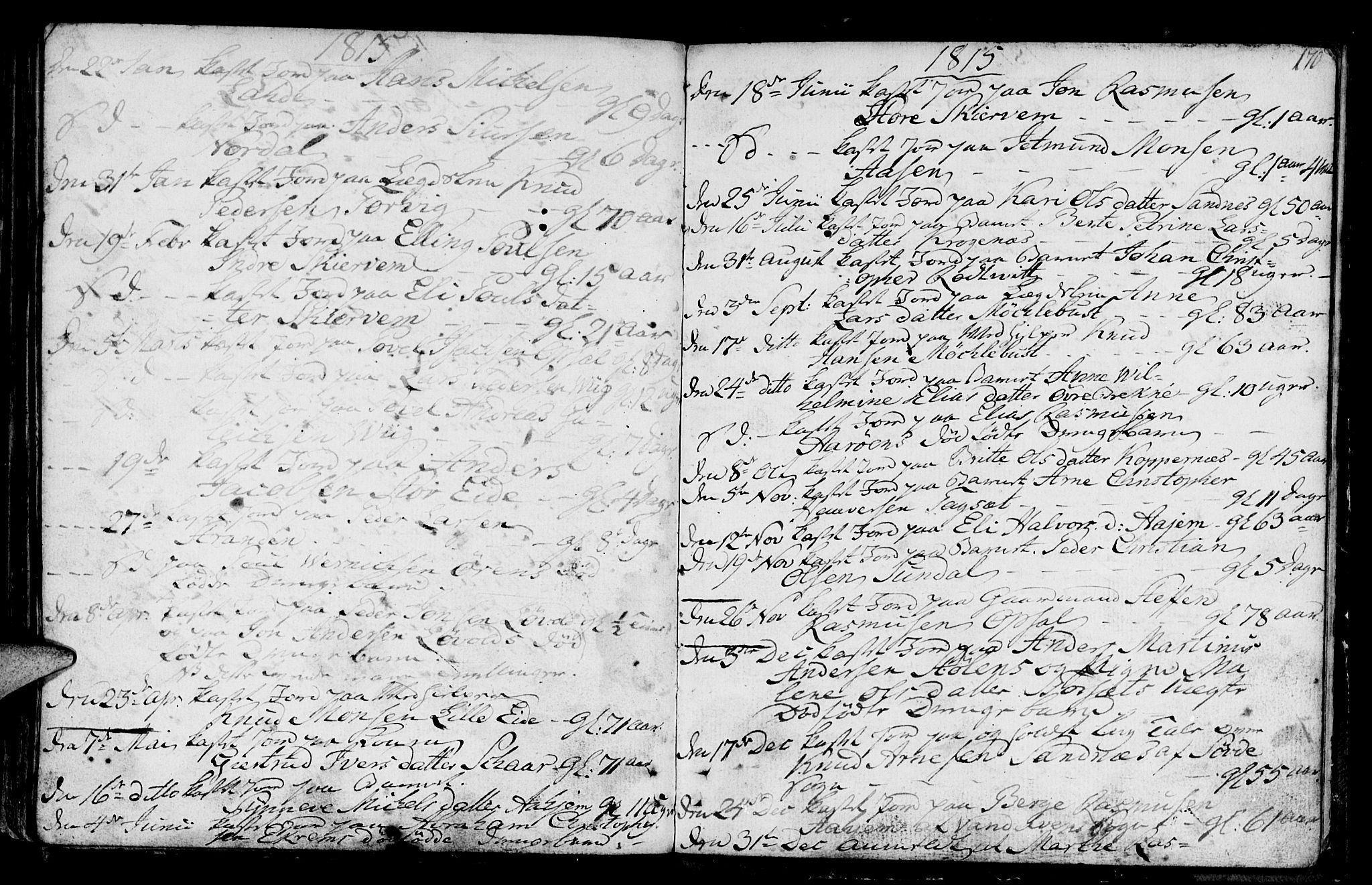 Ministerialprotokoller, klokkerbøker og fødselsregistre - Møre og Romsdal, SAT/A-1454/501/L0002: Parish register (official) no. 501A02, 1760-1816, p. 170