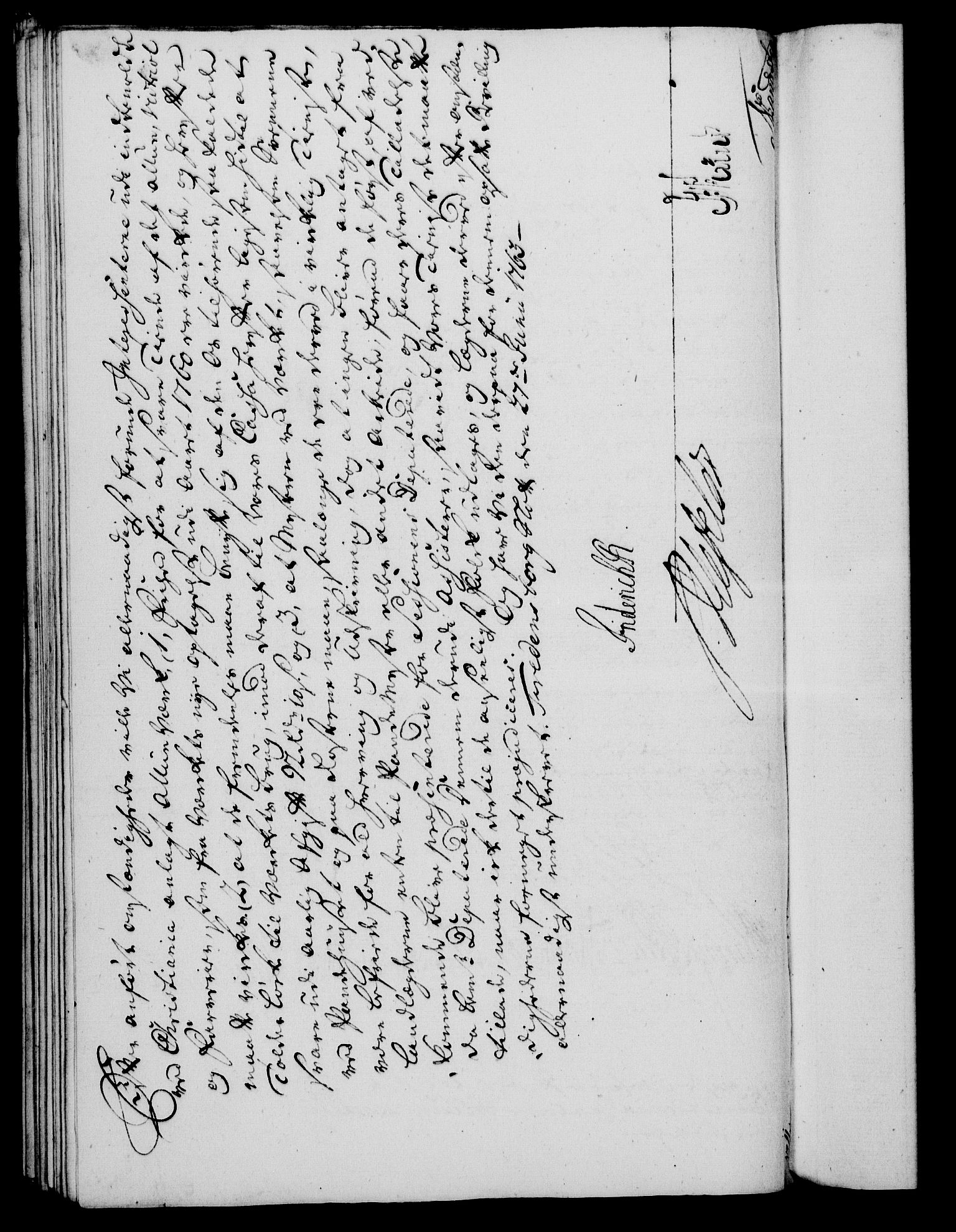 Rentekammeret, Kammerkanselliet, RA/EA-3111/G/Gf/Gfa/L0045: Norsk relasjons- og resolusjonsprotokoll (merket RK 52.45), 1763, p. 309